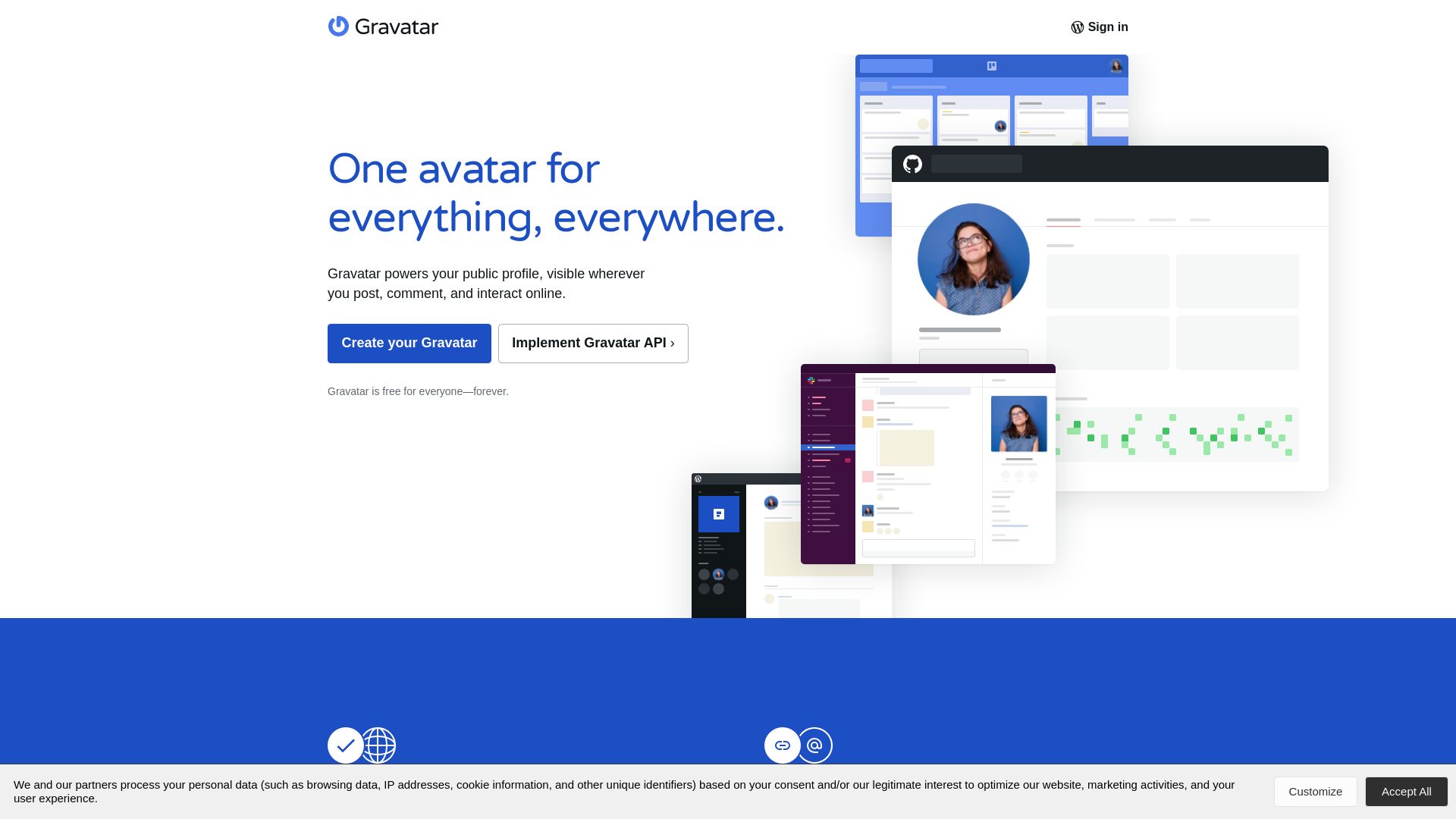 Webseitenstatus 0.gravatar.com ist   ONLINE