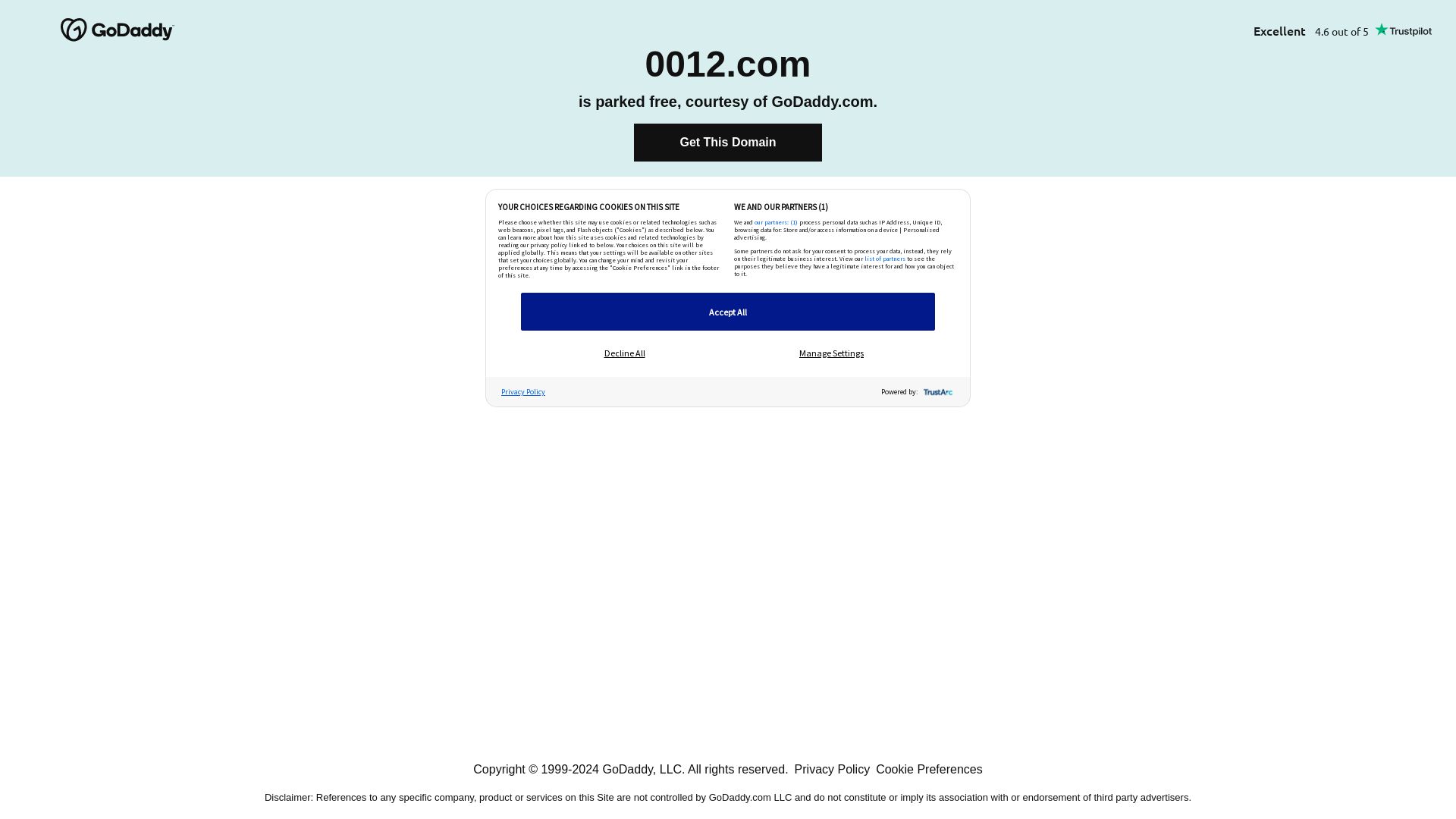 Webseitenstatus 0012.com ist   ONLINE