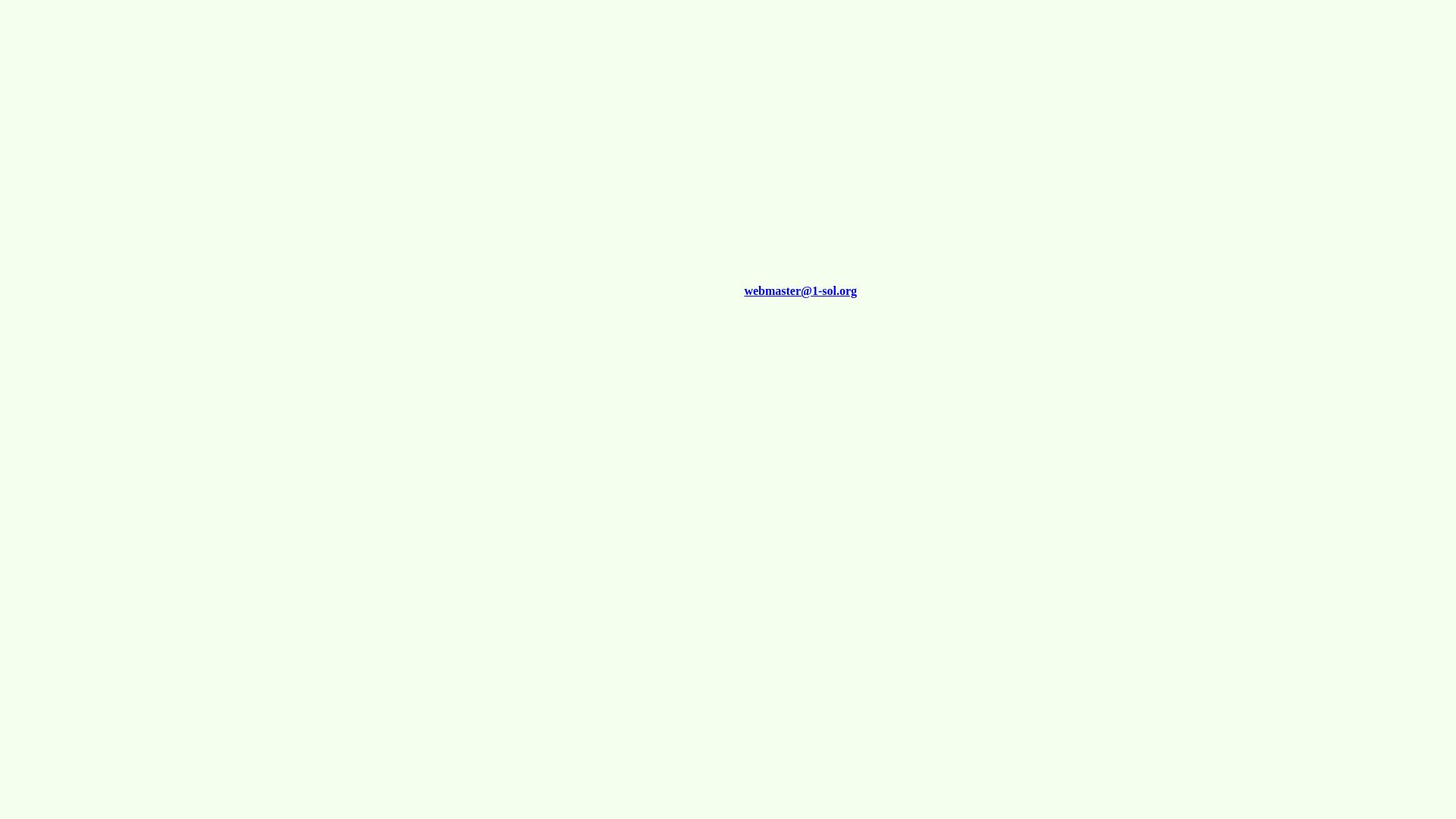 Webseitenstatus 1-sol.org ist   ONLINE