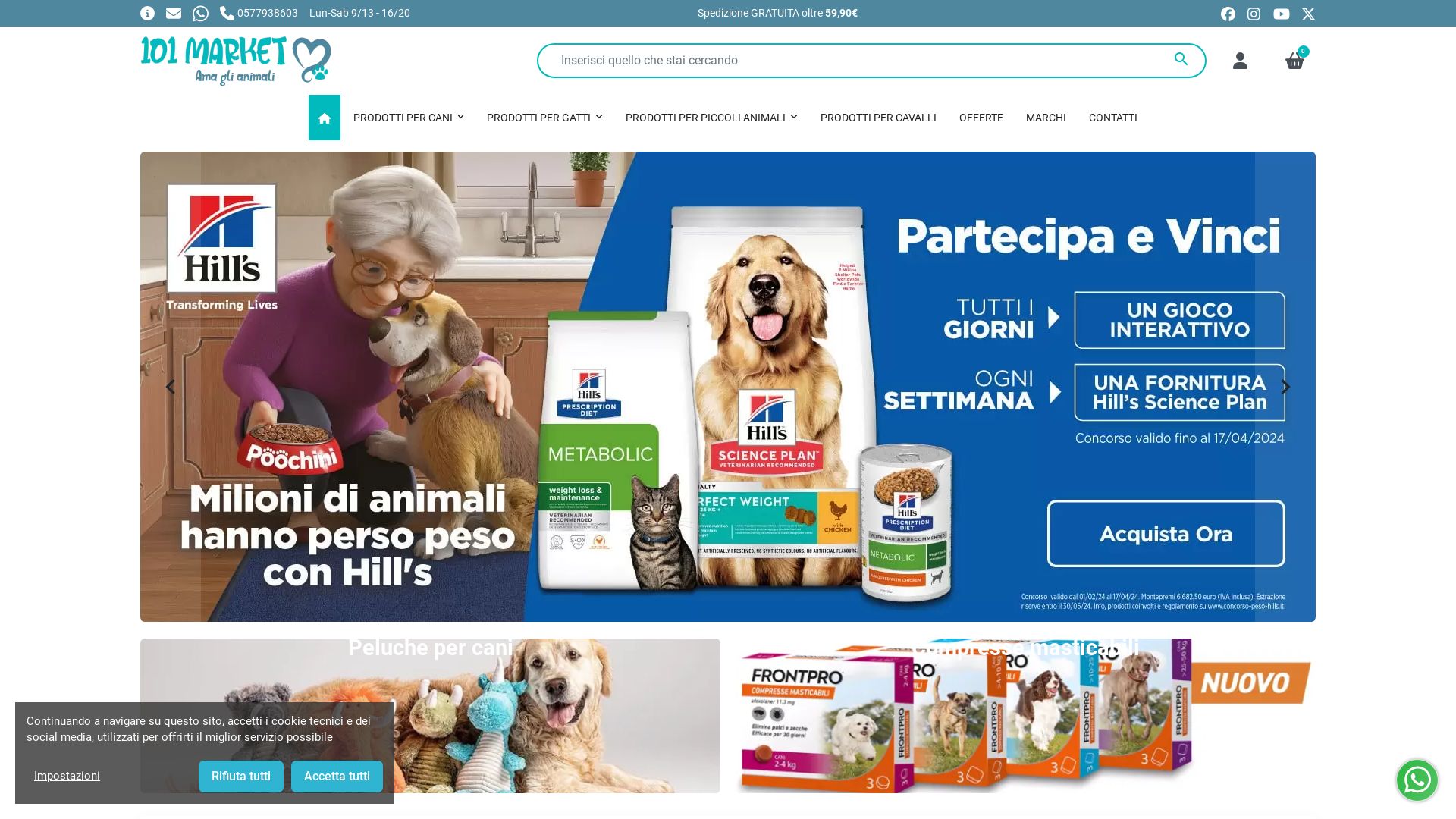 Webseitenstatus 101market.it ist   ONLINE