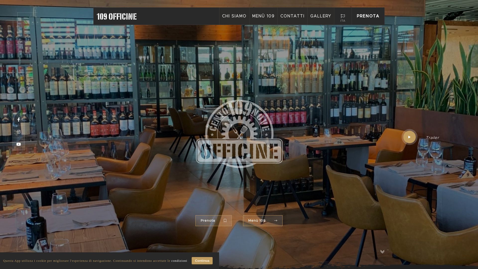Webseitenstatus 109officine.it ist   ONLINE