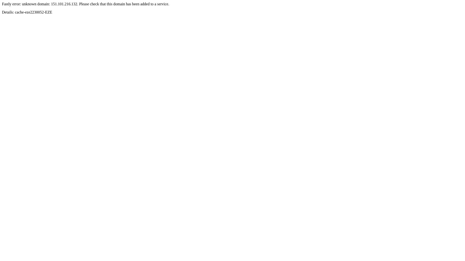 Webseitenstatus 151.101.216.132 ist   ONLINE