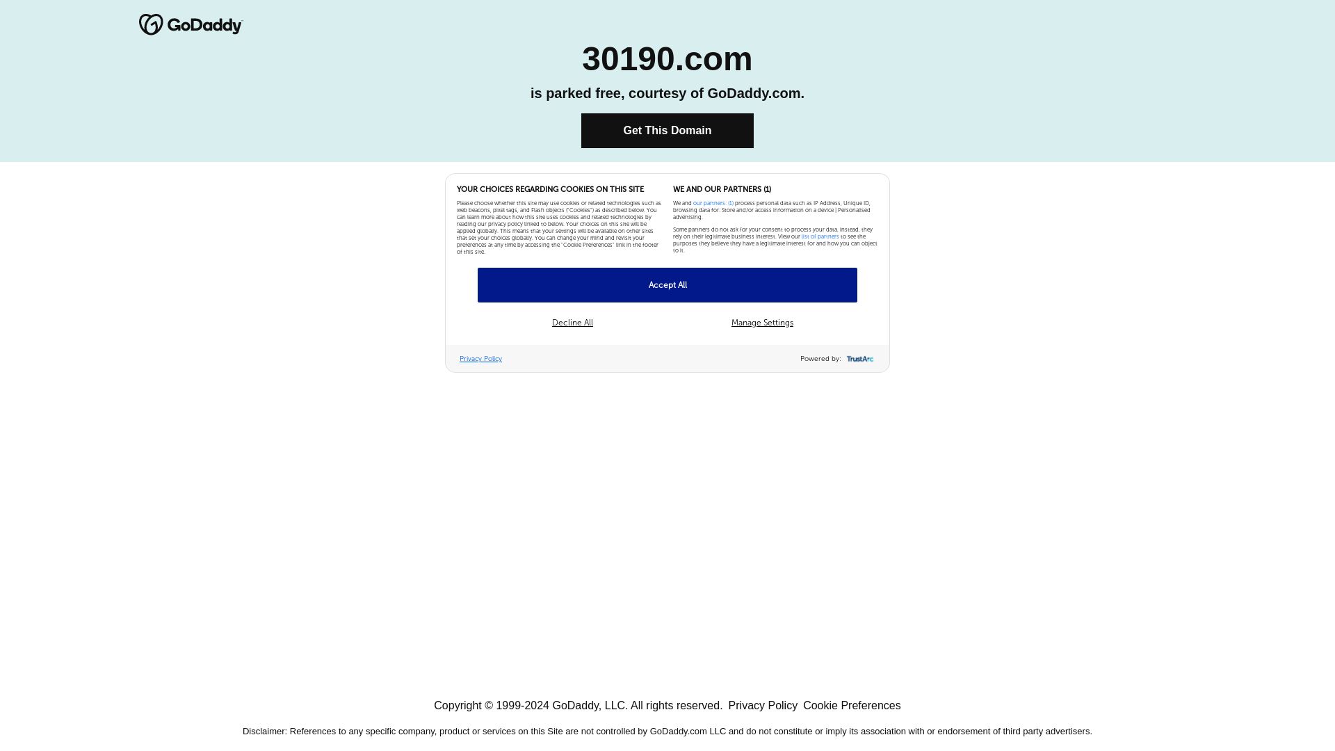 Webseitenstatus 30190.com ist   ONLINE