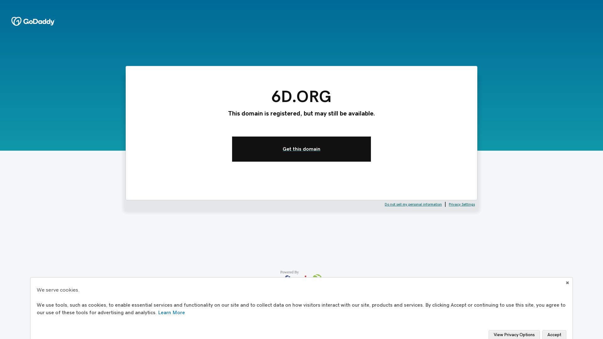 Webseitenstatus 6d.org ist   ONLINE