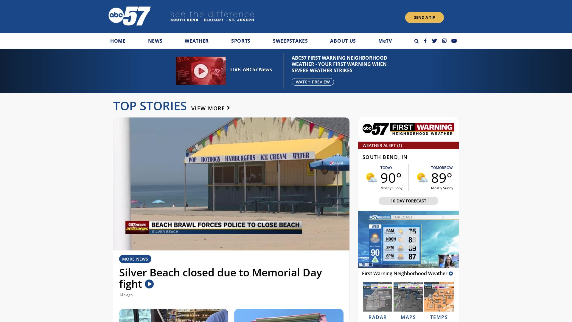Webseitenstatus abc57.com ist   ONLINE