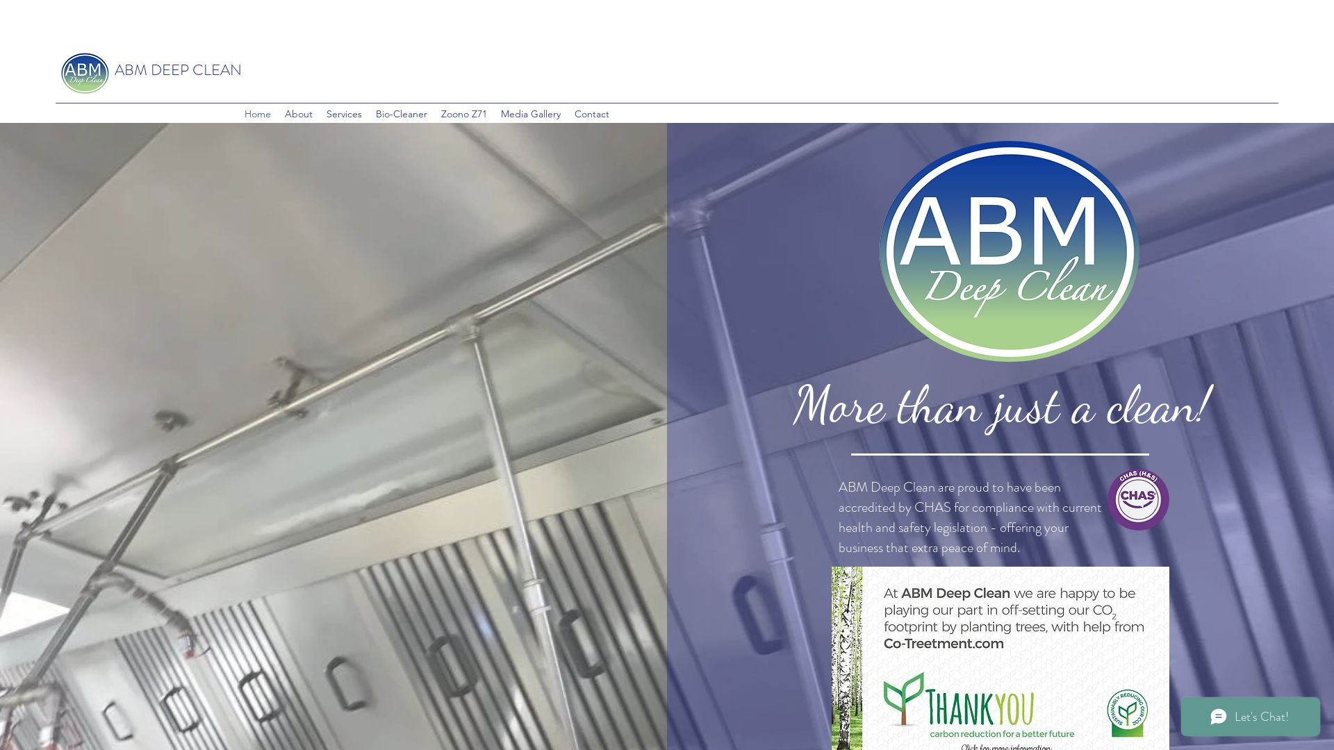 Webseitenstatus abmdeepclean.co.uk ist   ONLINE