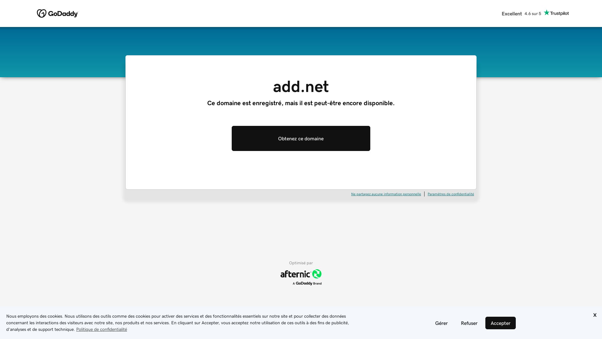 Webseitenstatus add.net ist   ONLINE