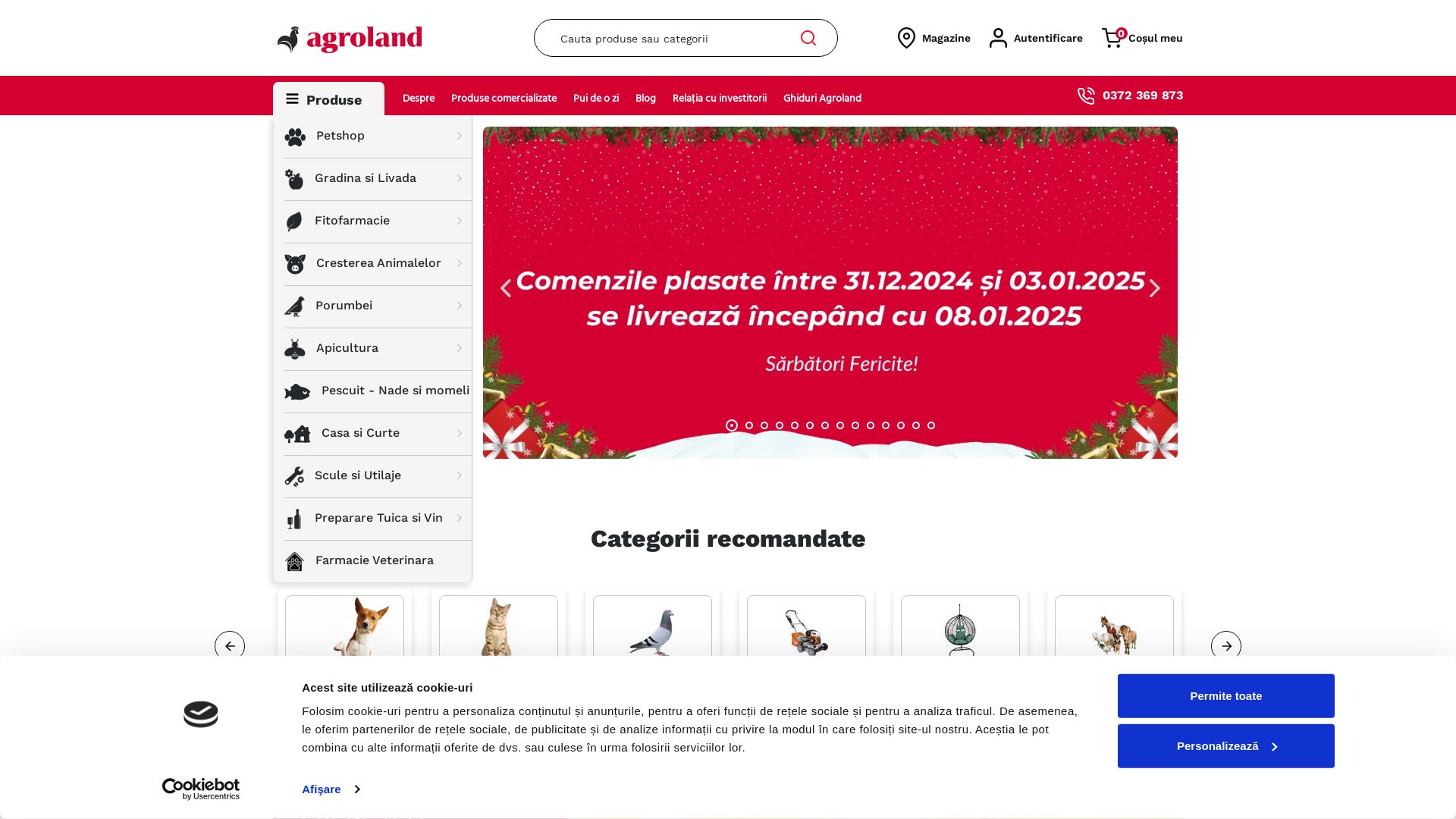 Webseitenstatus agroland.ro ist   ONLINE