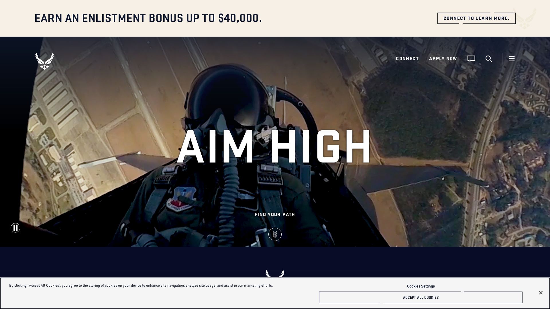 Webseitenstatus airforce.com ist   ONLINE