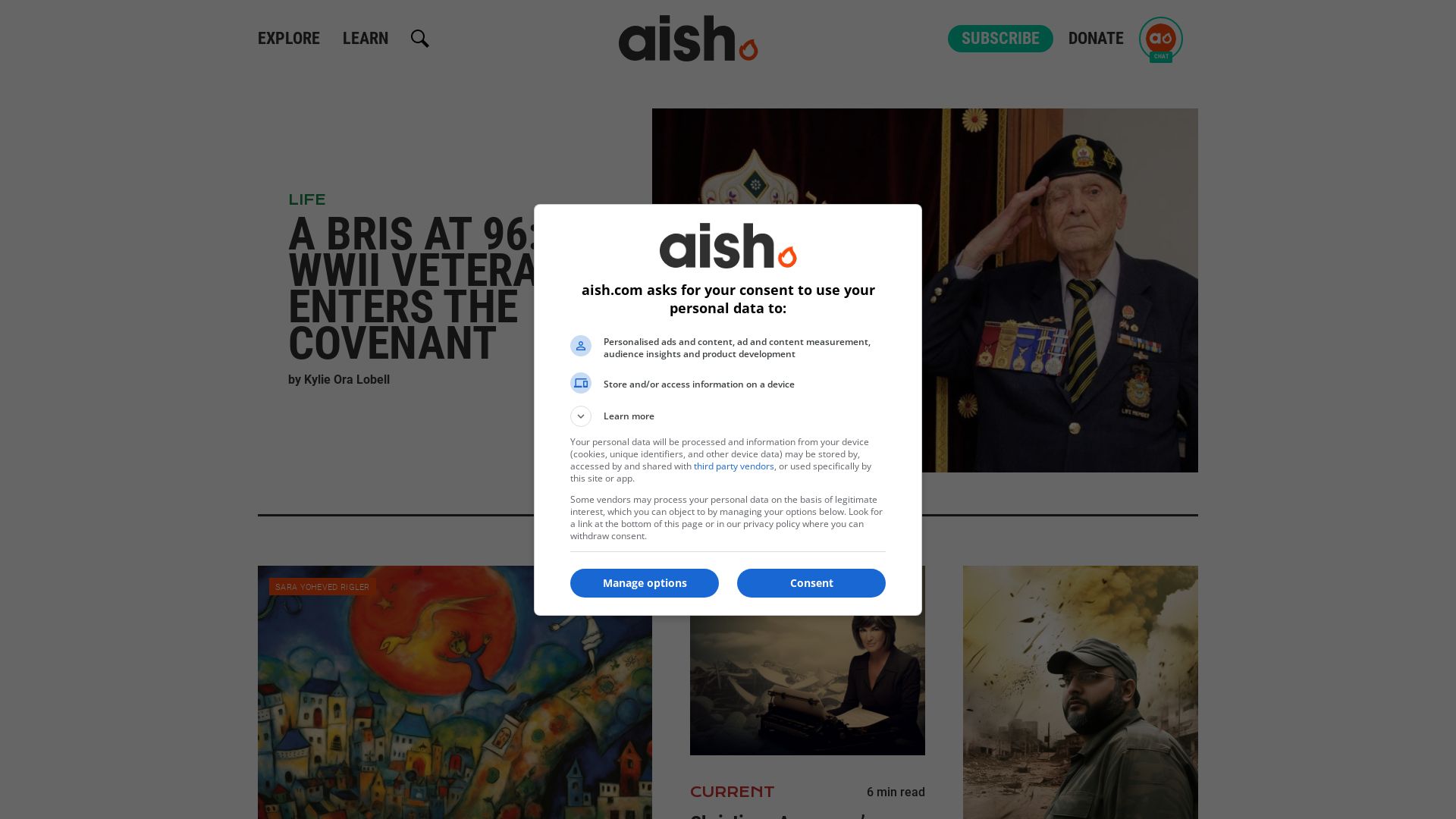 Webseitenstatus aish.com ist   ONLINE