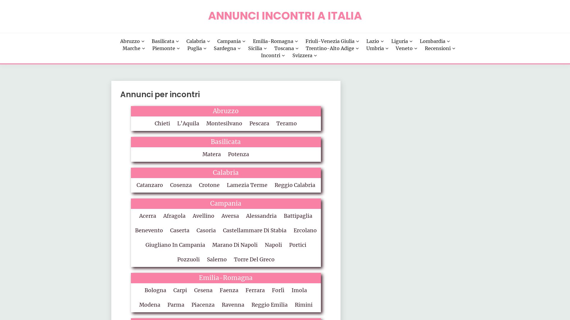 Webseitenstatus annunci-di-incontri.com ist   ONLINE