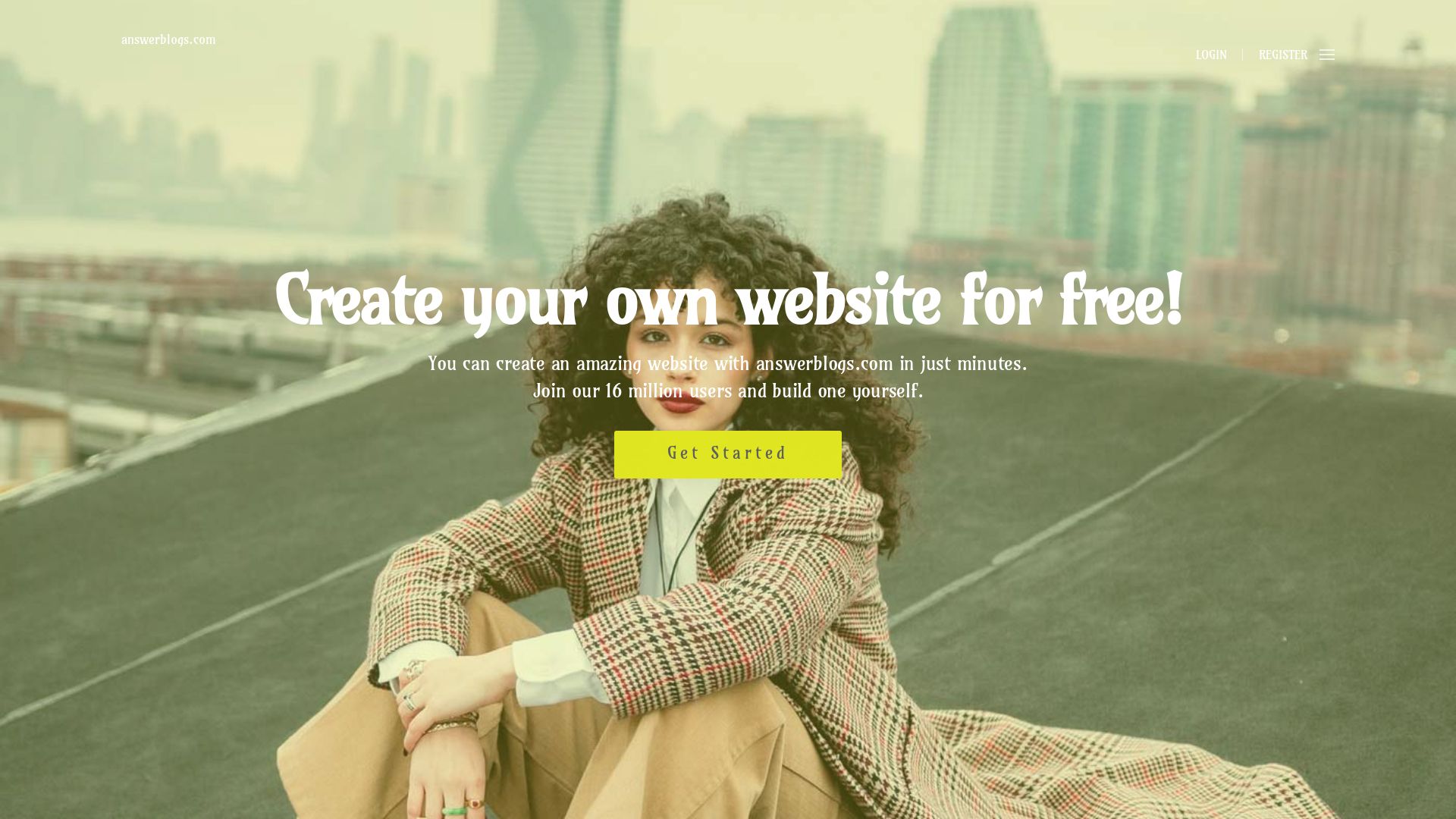 Webseitenstatus answerblogs.com ist   ONLINE