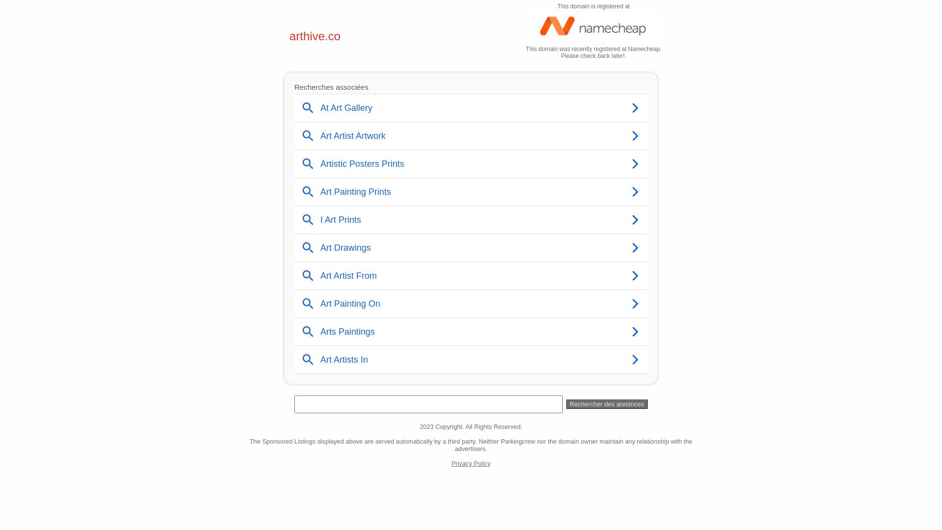 Webseitenstatus arthive.co ist   ONLINE