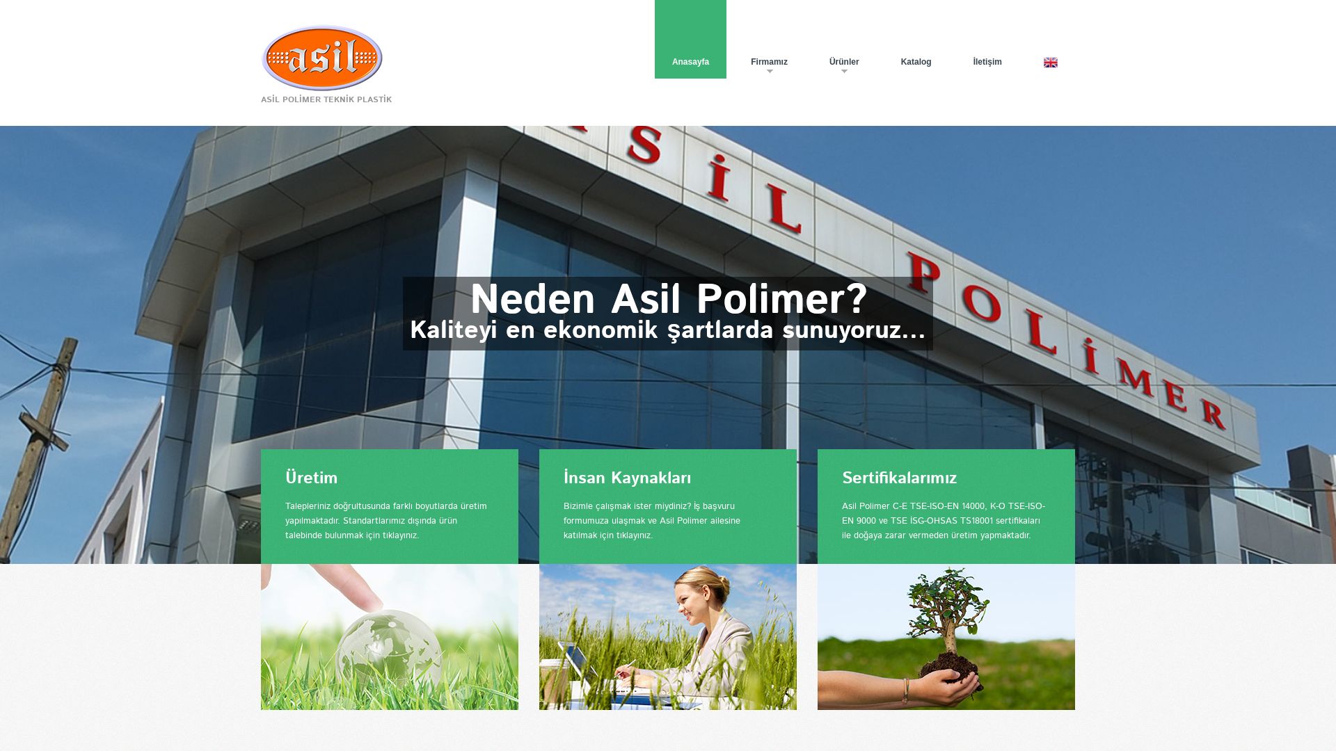 Webseitenstatus asilpolimer.com ist   ONLINE