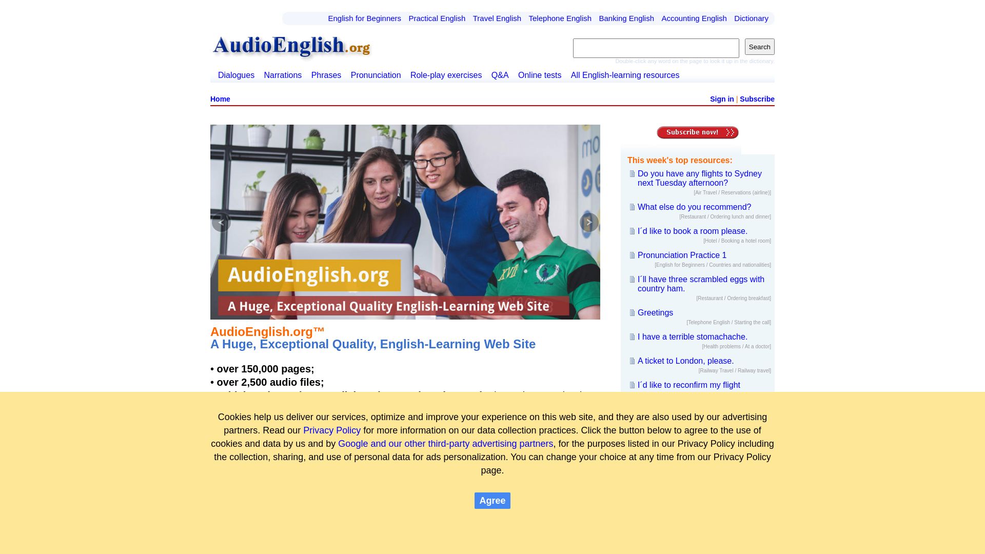 Webseitenstatus audioenglish.org ist   ONLINE