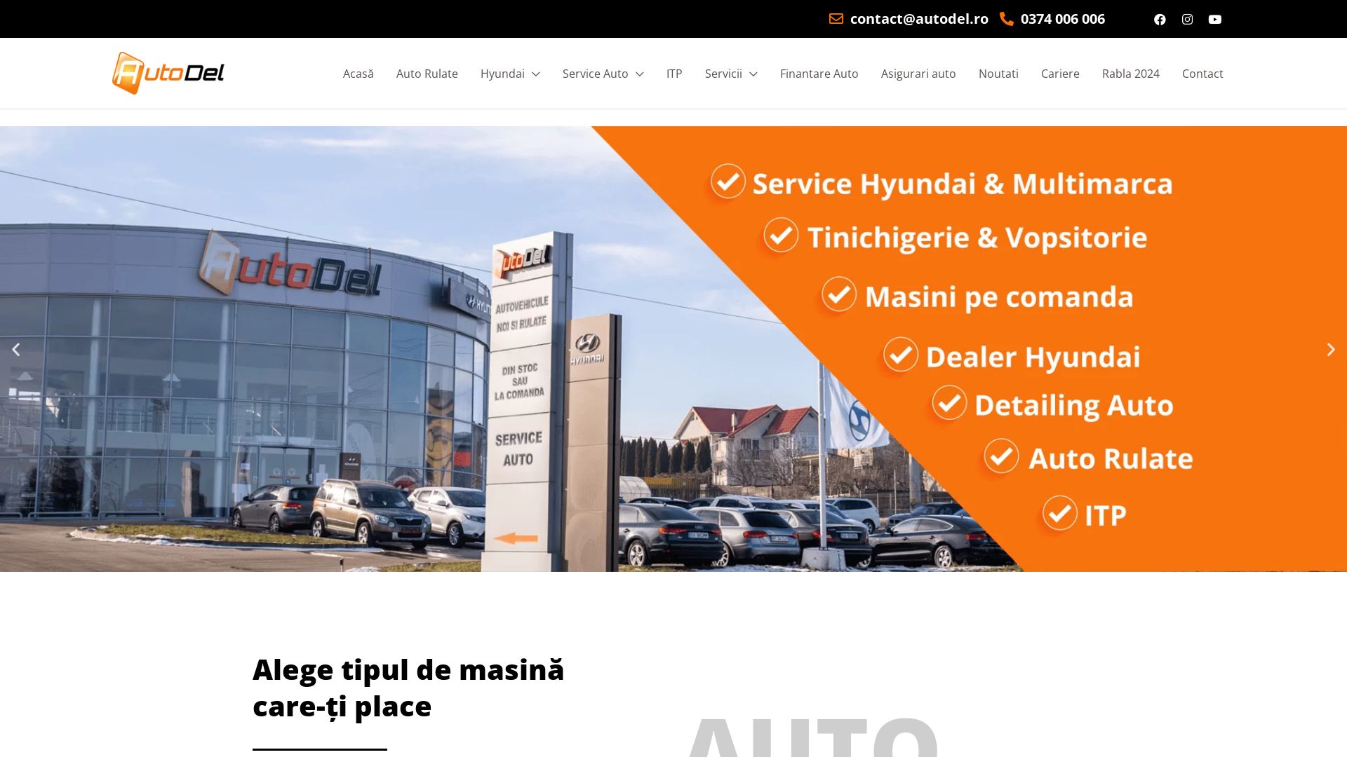 Webseitenstatus autodel.ro ist   ONLINE