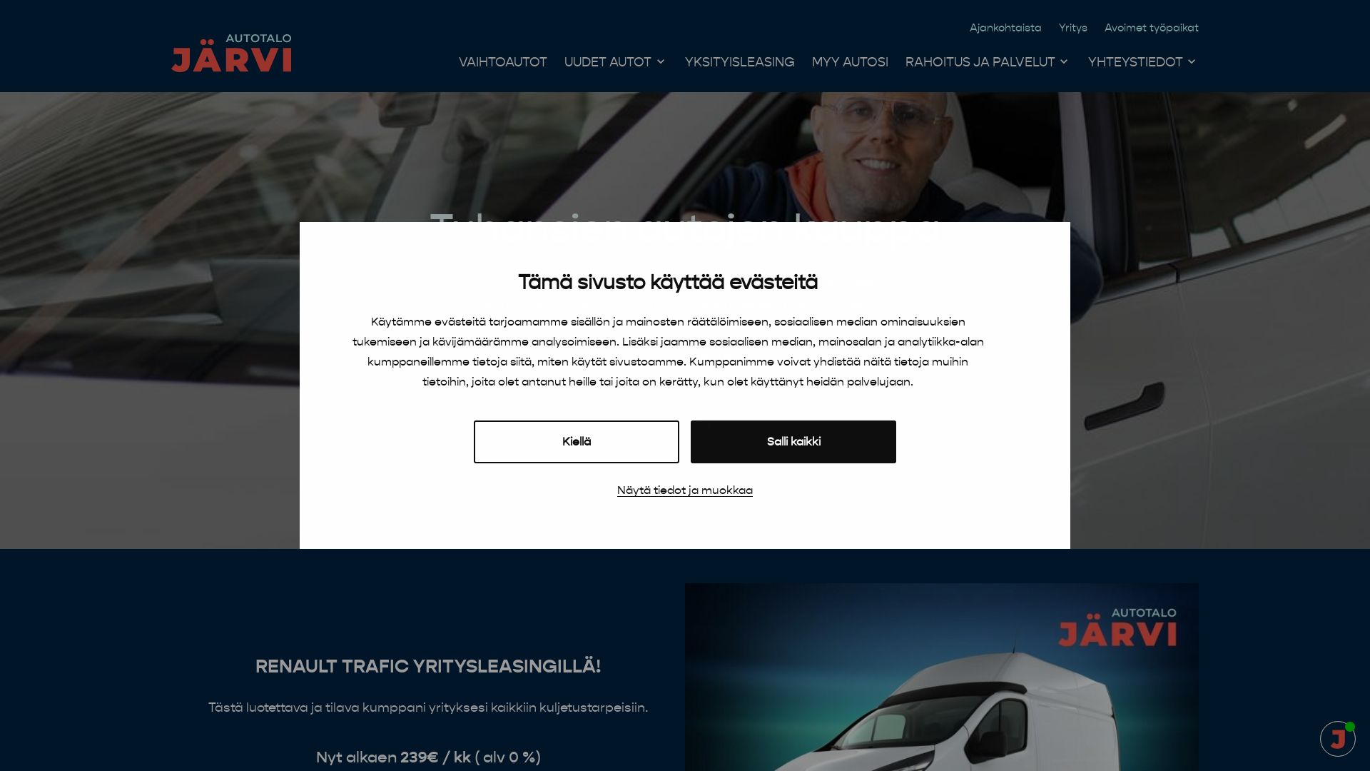 Webseitenstatus autotalojarvi.fi ist   ONLINE