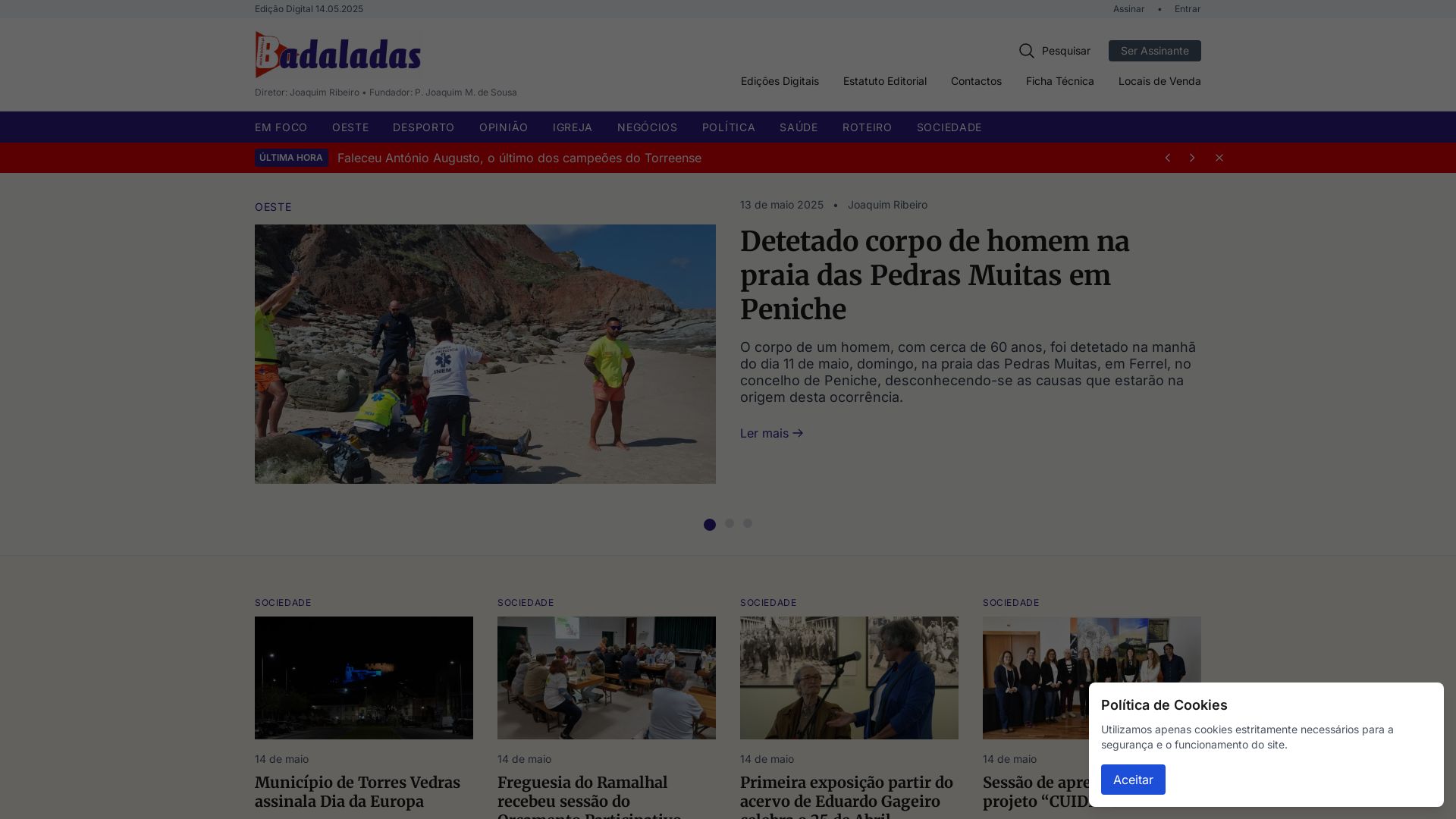 Webseitenstatus badaladas.pt ist   ONLINE