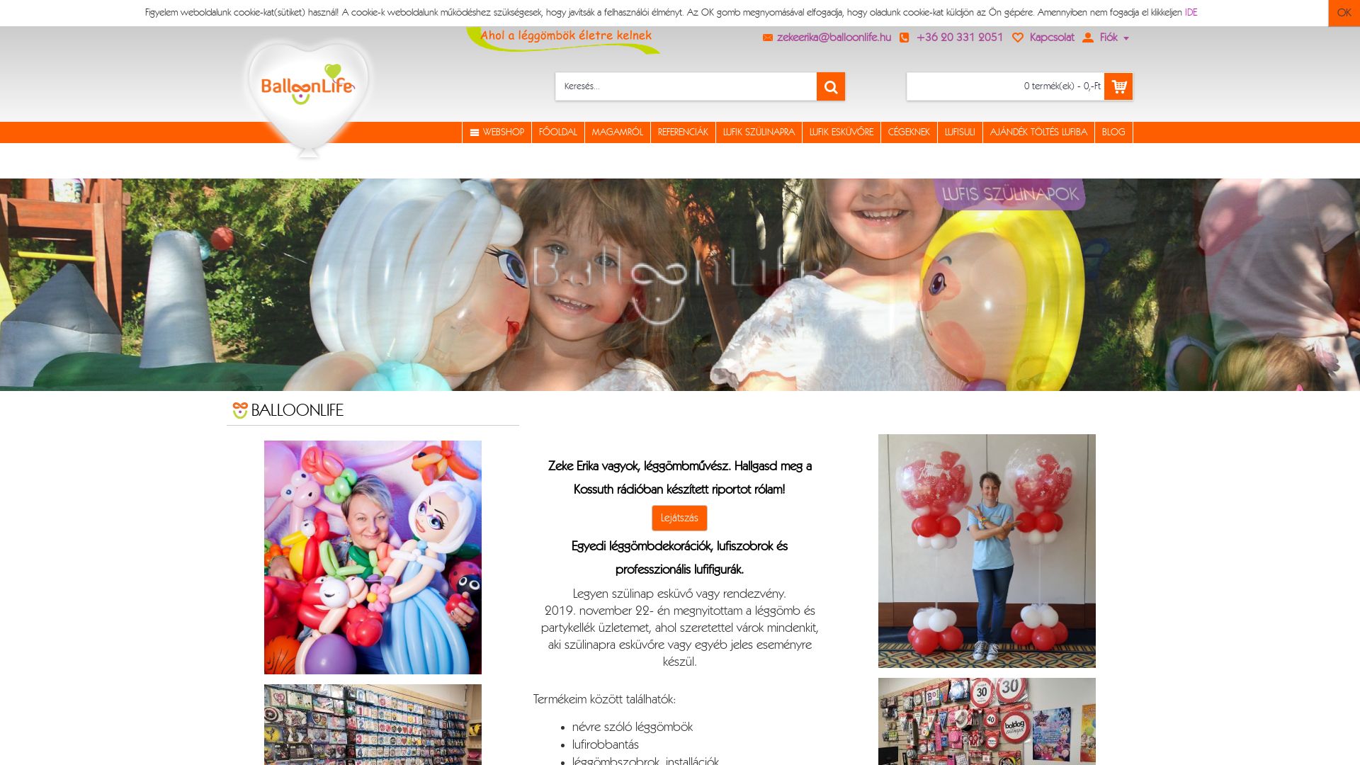 Webseitenstatus balloonlife.hu ist   ONLINE