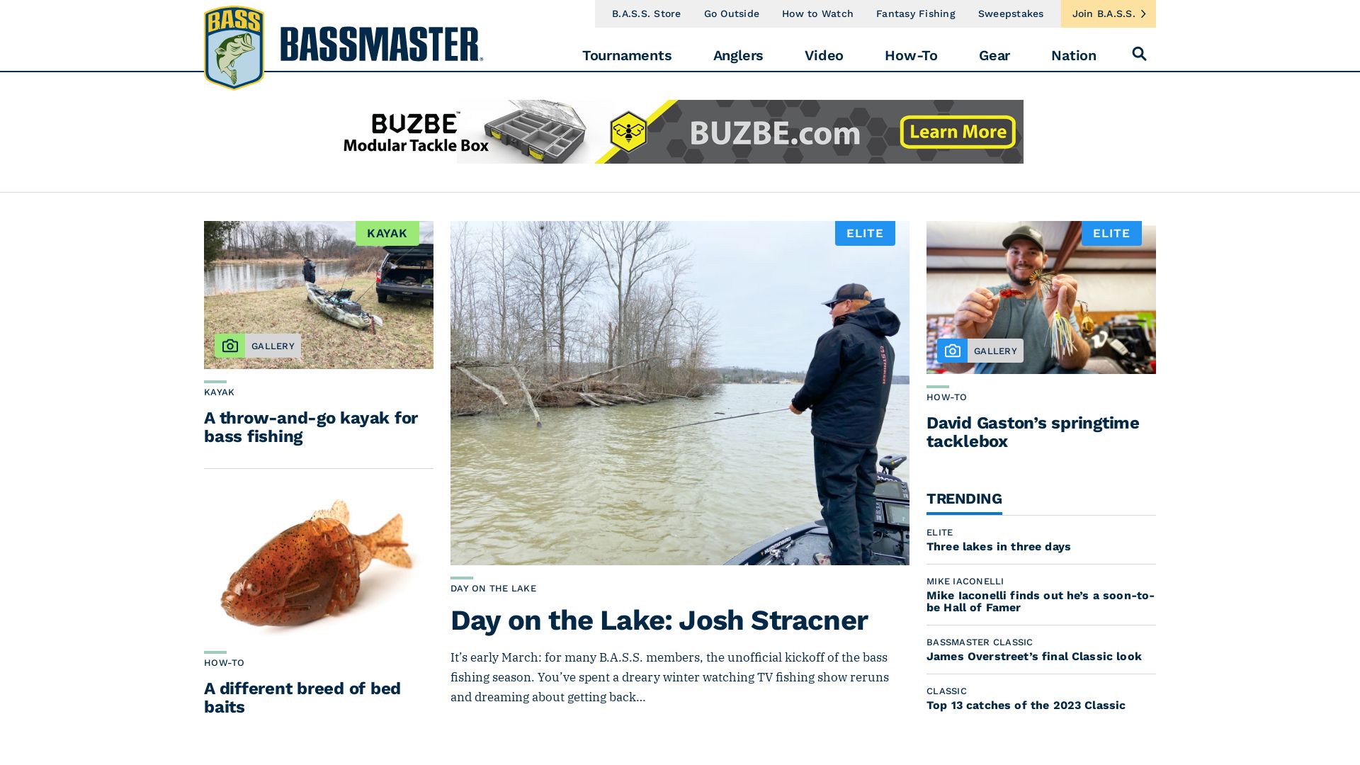 Webseitenstatus bassmaster.com ist   ONLINE