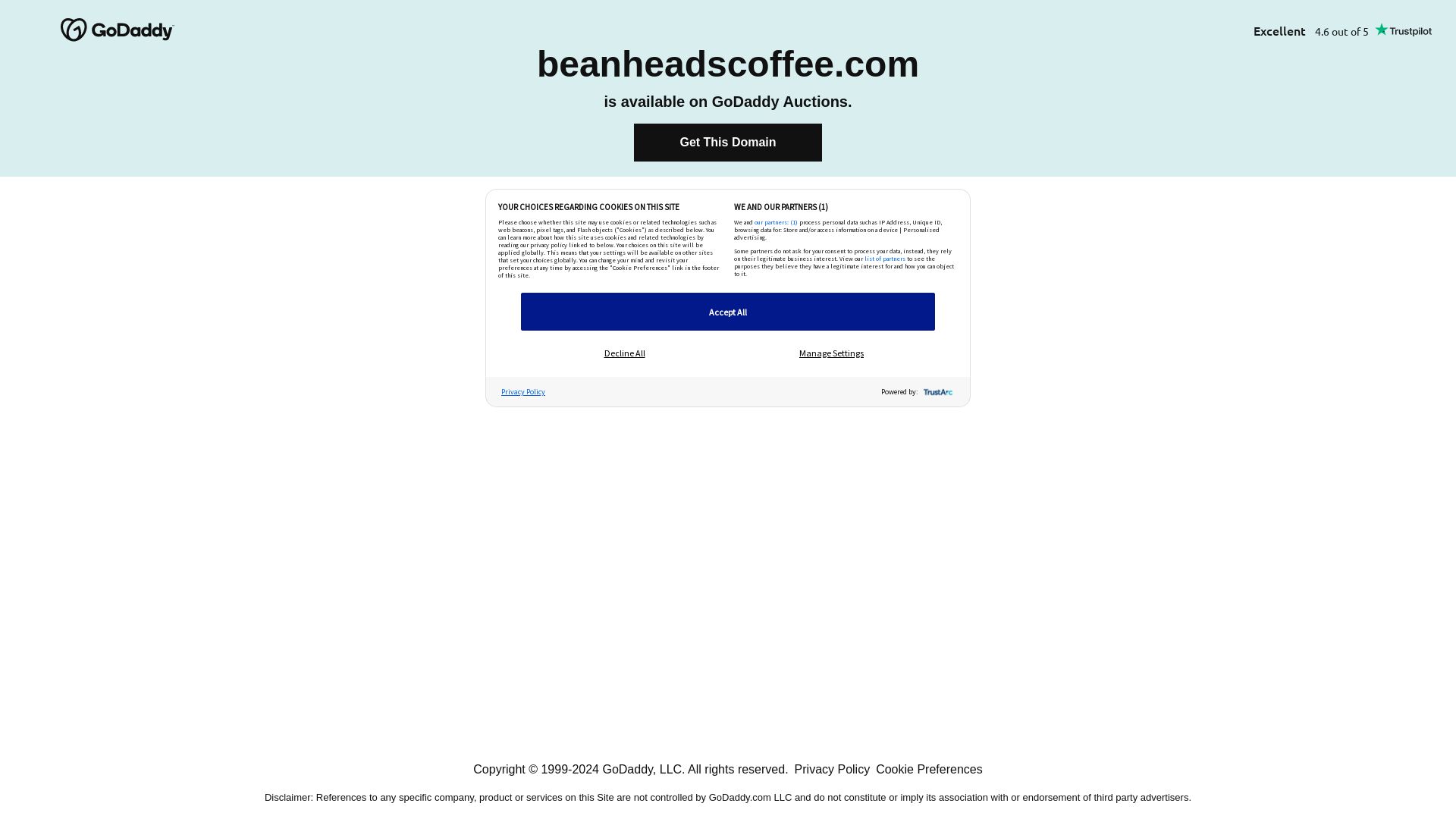 Webseitenstatus beanheadscoffee.com ist   ONLINE