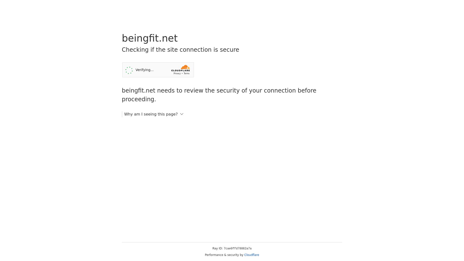 Webseitenstatus beingfit.net ist   ONLINE