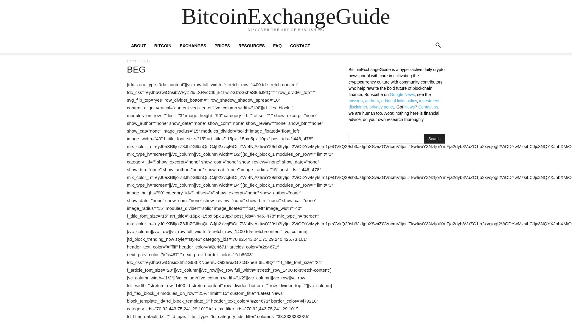Webseitenstatus bitcoinexchangeguide.com ist   ONLINE