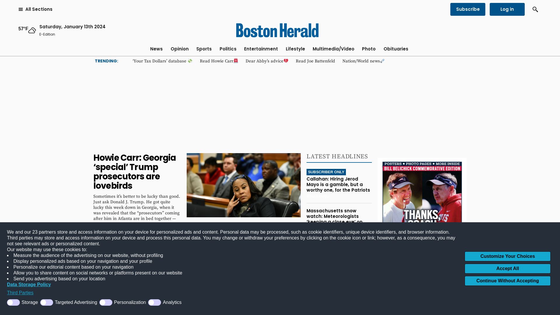 Webseitenstatus bostonherald.com ist   ONLINE