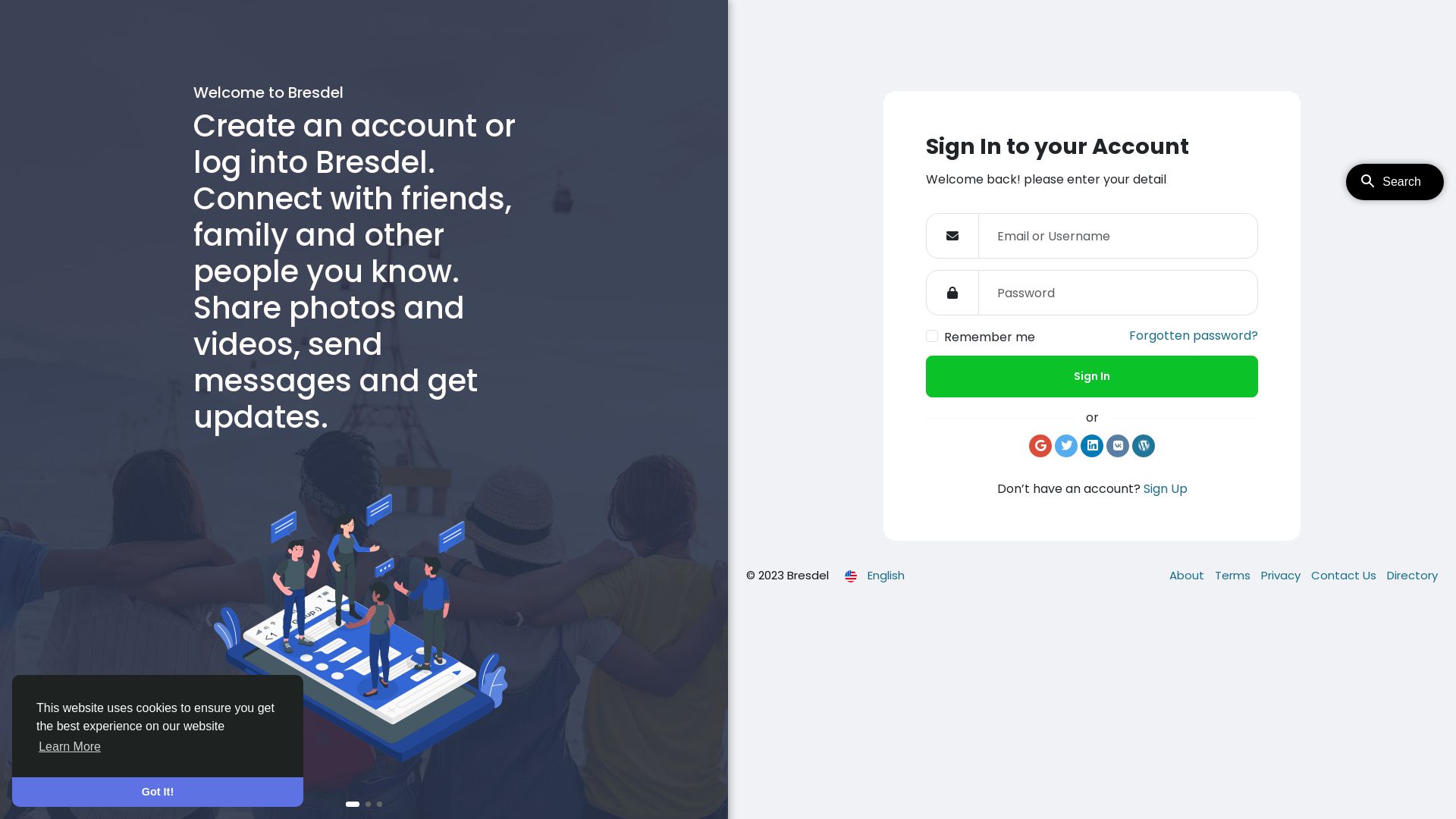 Webseitenstatus bresdel.com ist   ONLINE