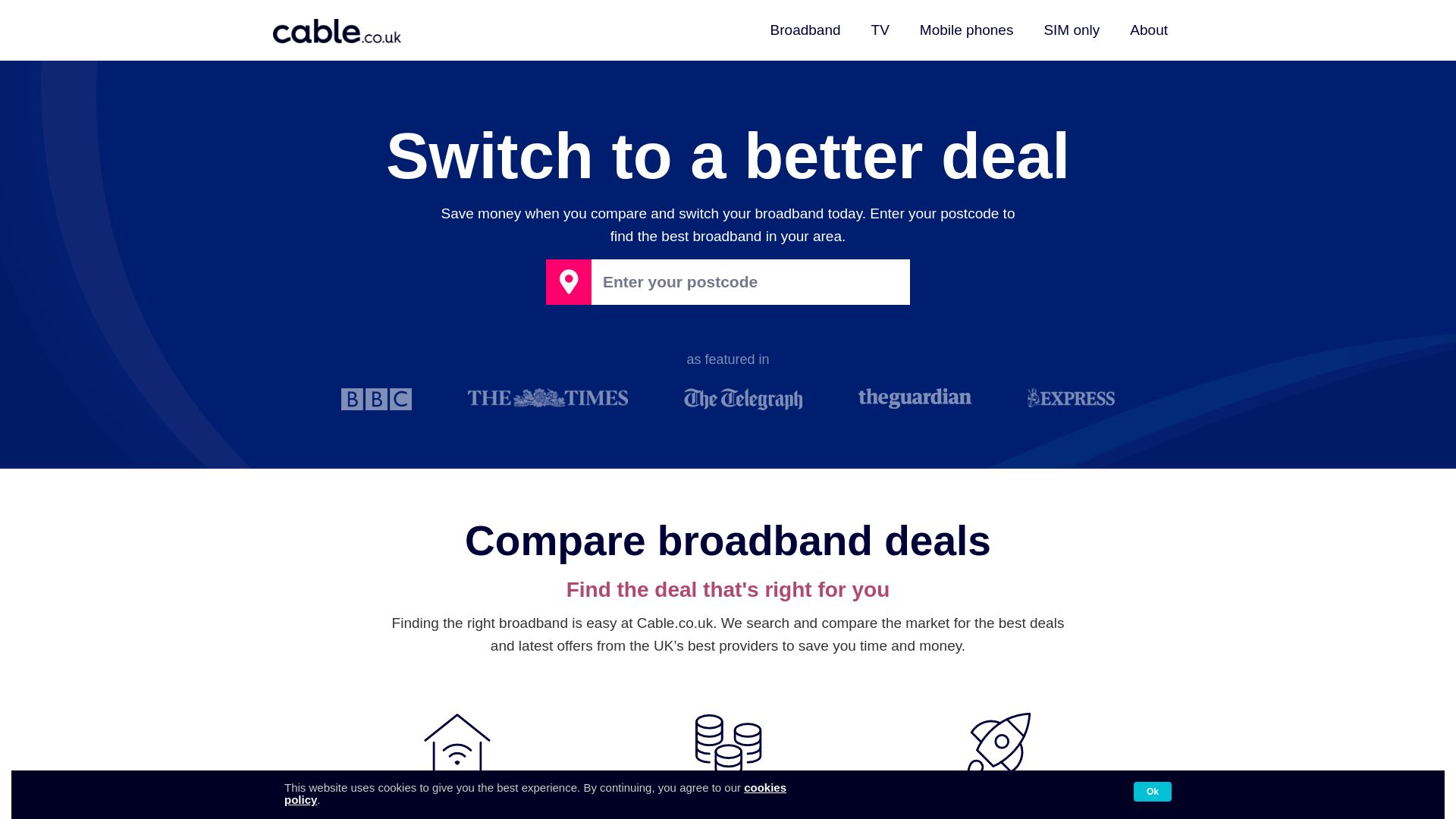 Webseitenstatus cable.co.uk ist   ONLINE