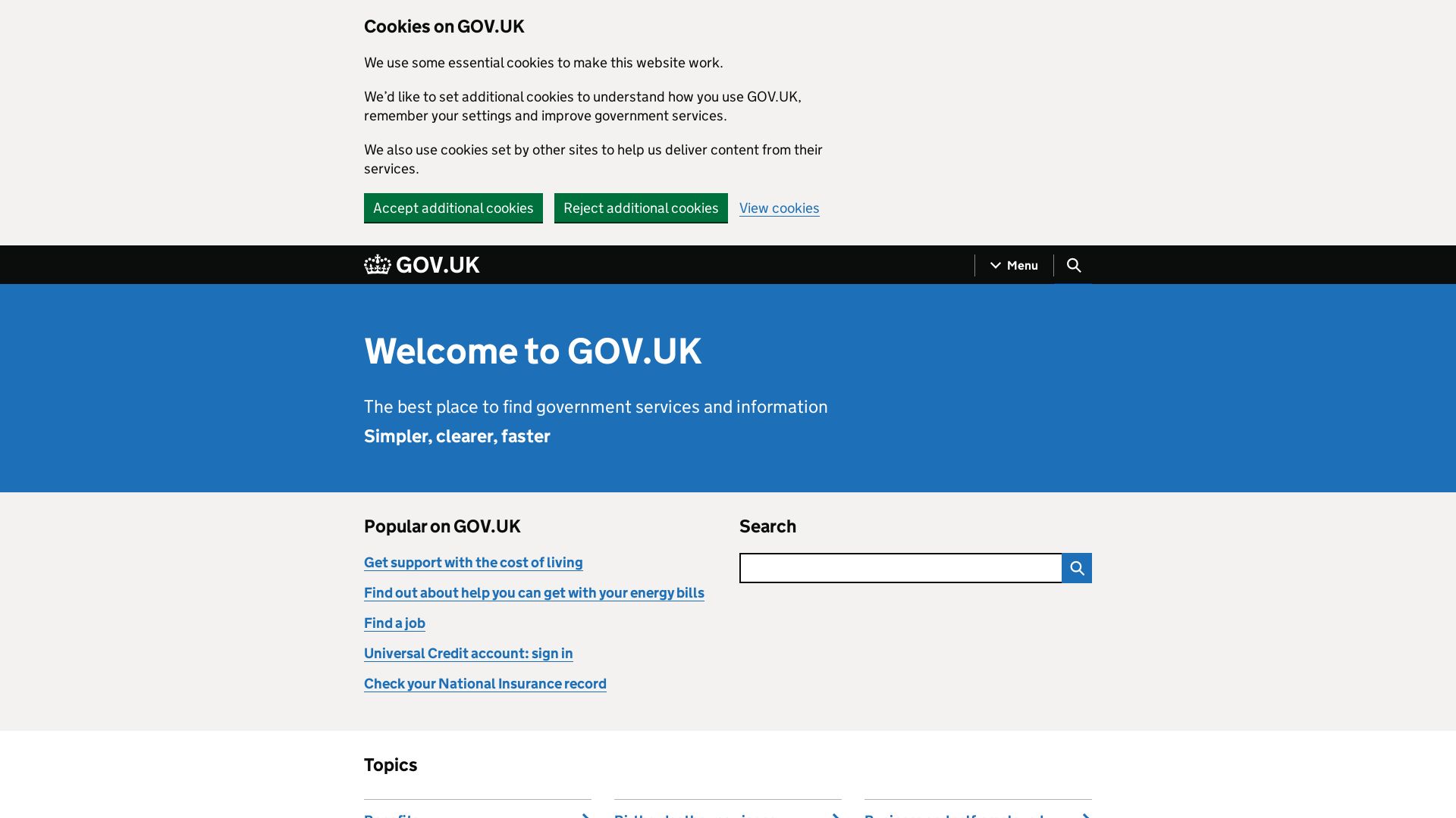 Webseitenstatus campaign.gov.uk ist   ONLINE