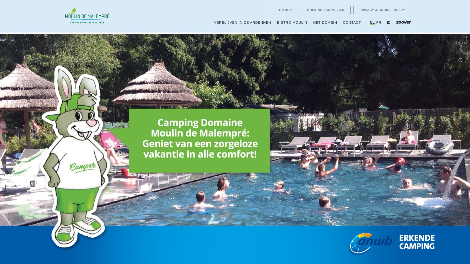 Webseitenstatus camping-malempre.be ist   ONLINE