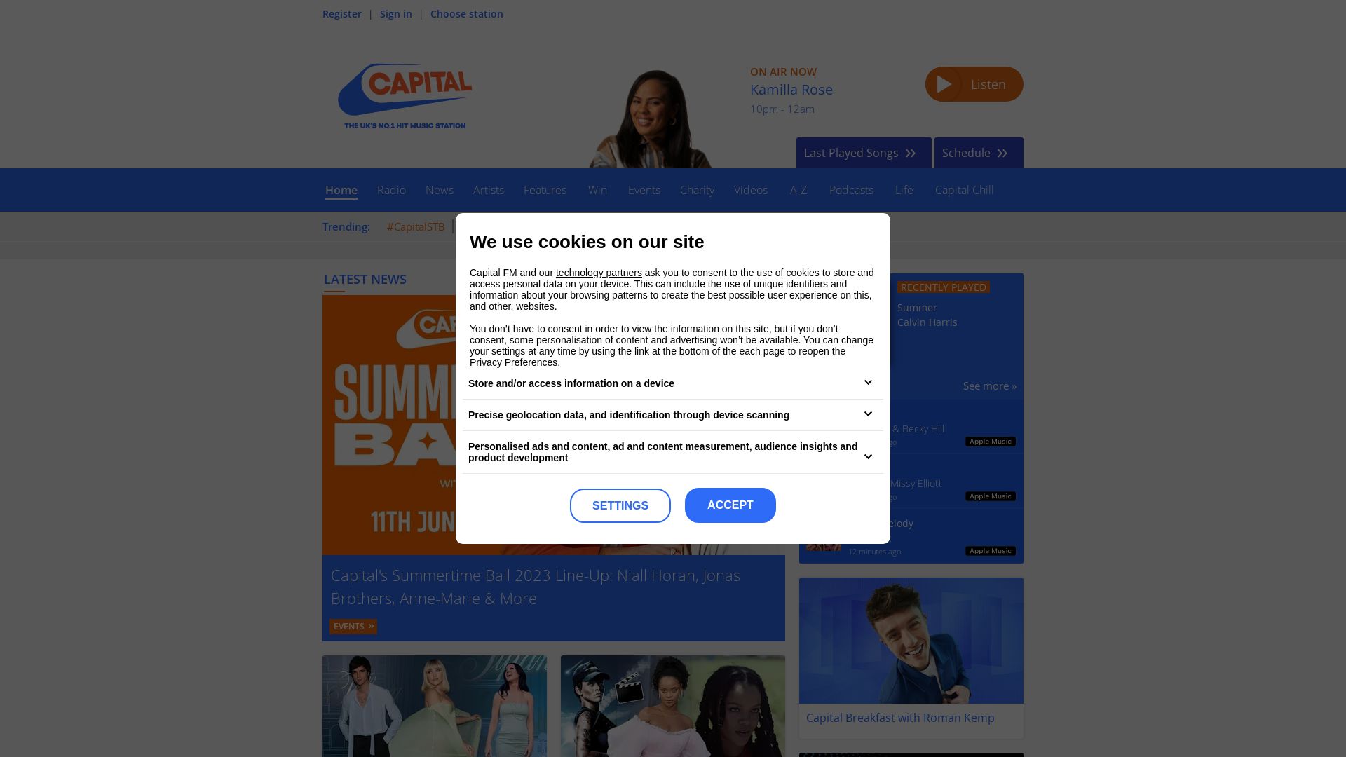 Webseitenstatus capitalfm.com ist   ONLINE