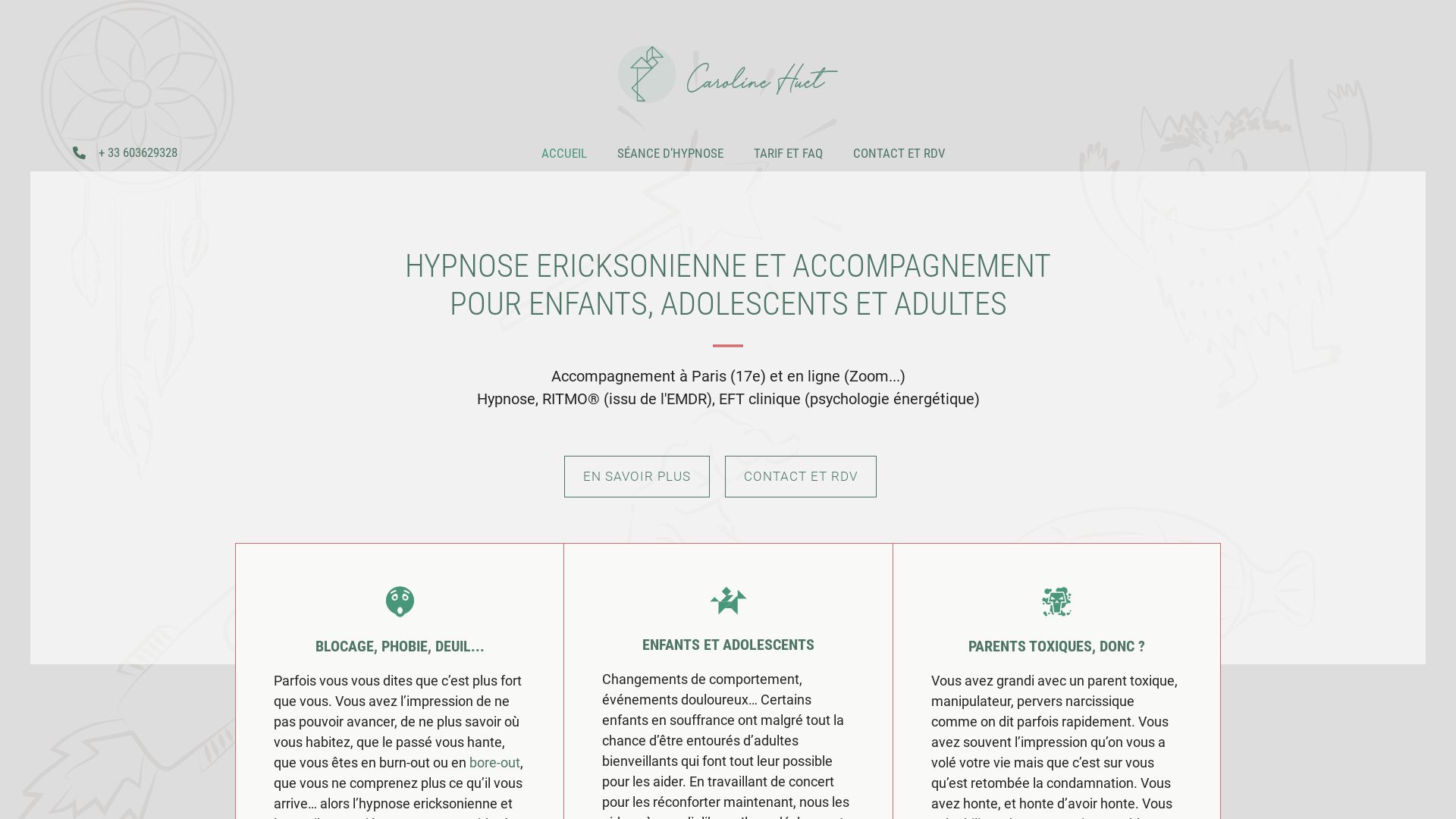 Webseitenstatus carolinehuet.fr ist   ONLINE