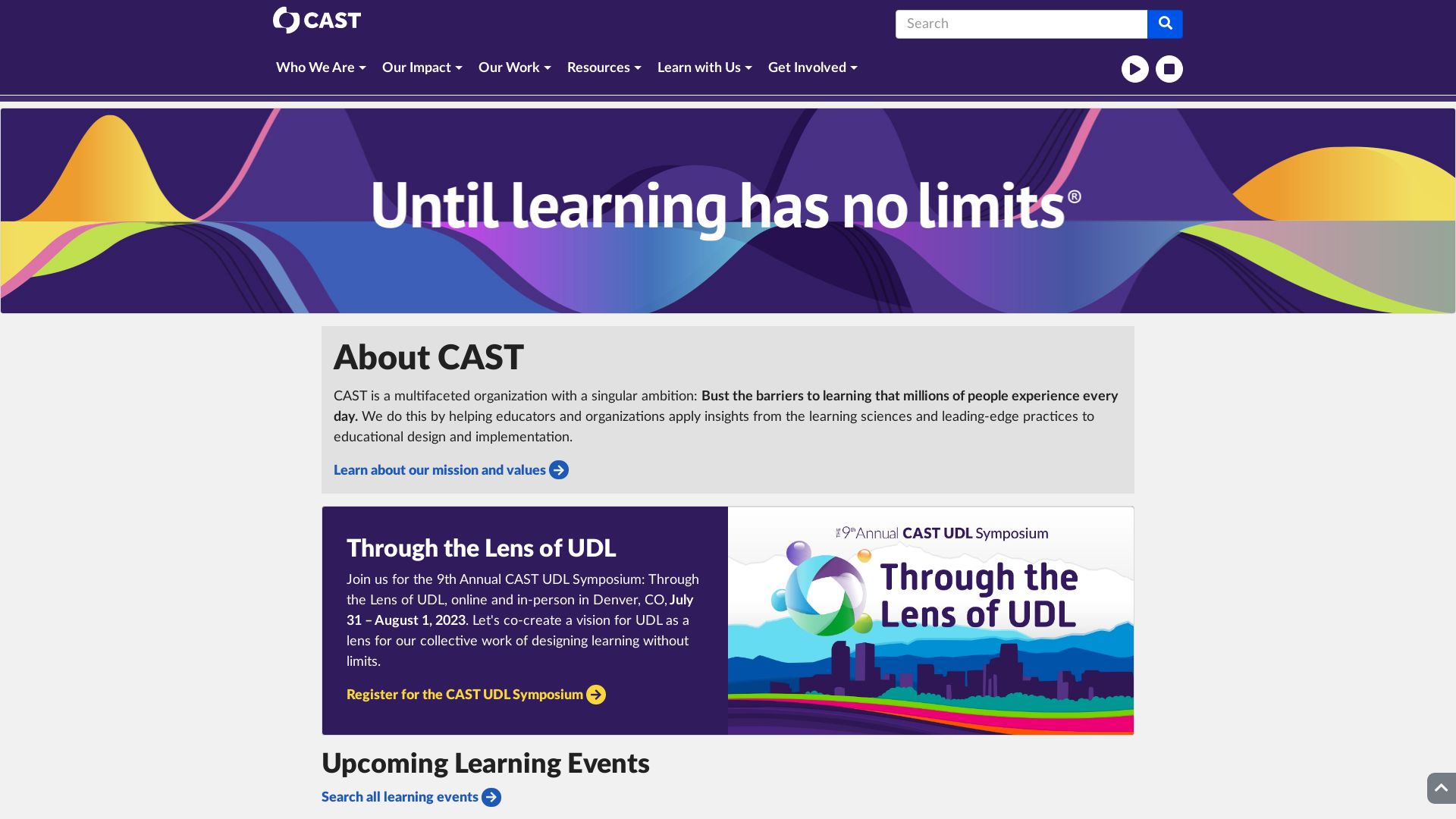 Webseitenstatus cast.org ist   ONLINE