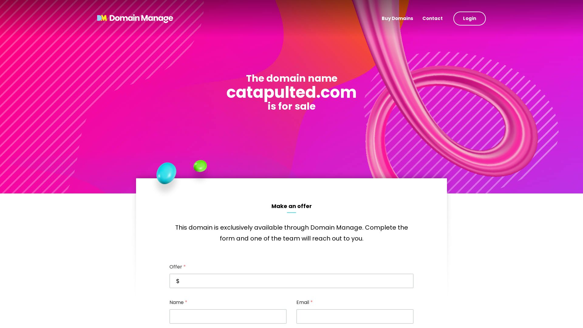 Webseitenstatus catapulted.com ist   ONLINE