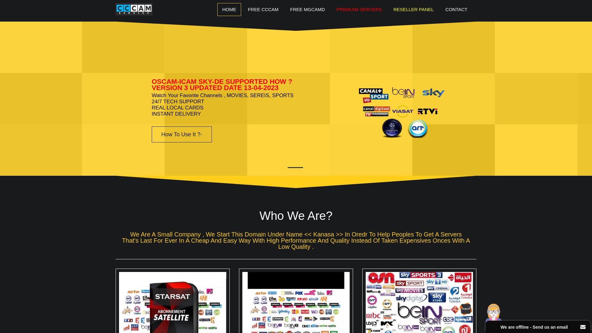 Webseitenstatus cccamfree-kanasa.com ist   ONLINE