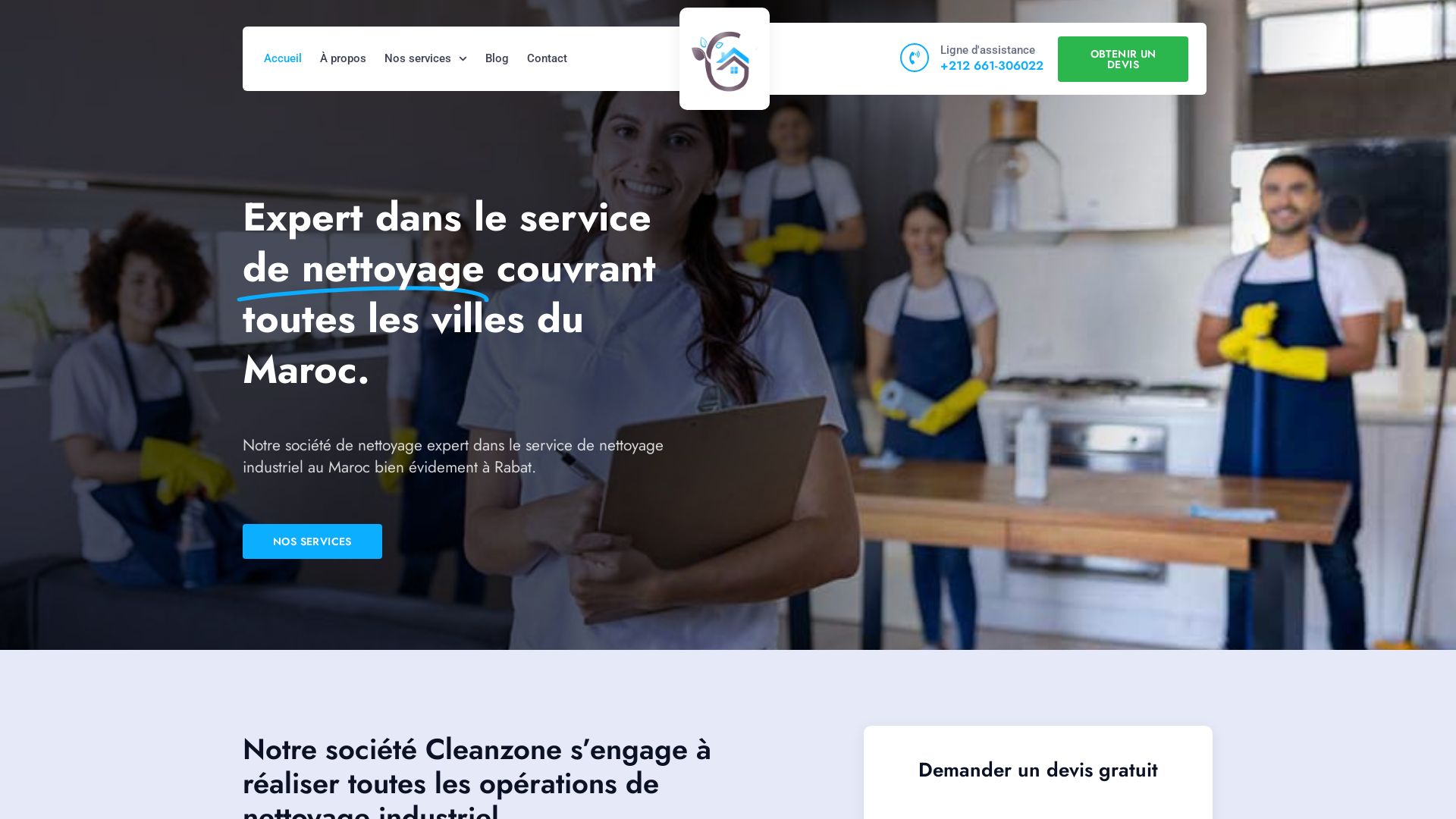 Webseitenstatus cleanzone.ma ist   ONLINE