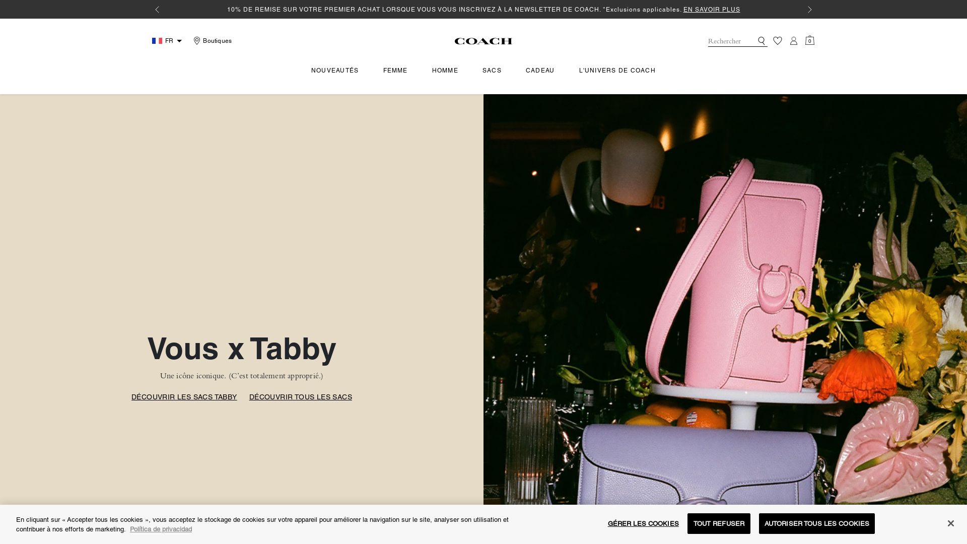 Webseitenstatus coach.com ist   ONLINE