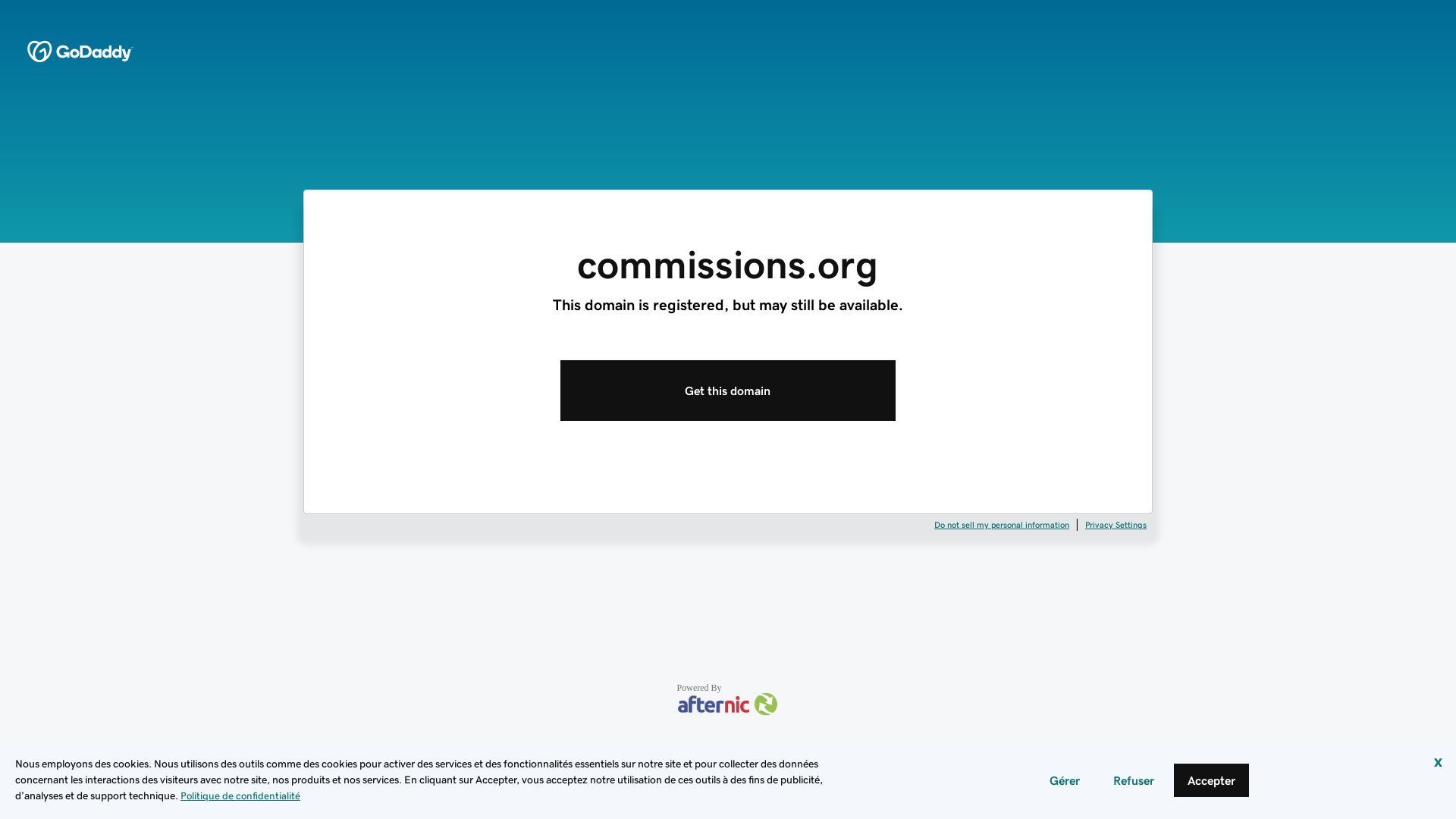 Webseitenstatus commissions.org ist   ONLINE