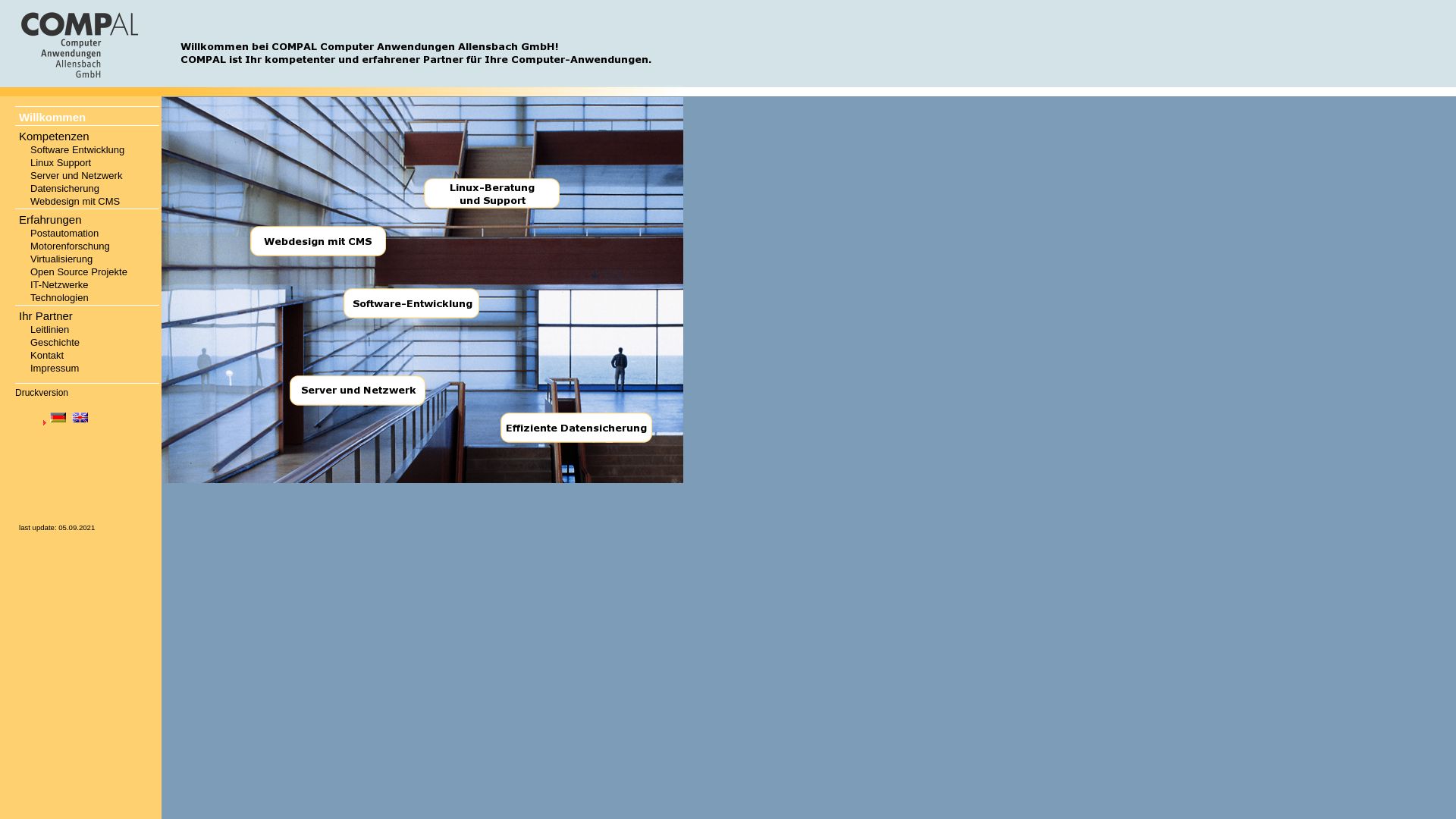 Webseitenstatus compal.de ist   ONLINE