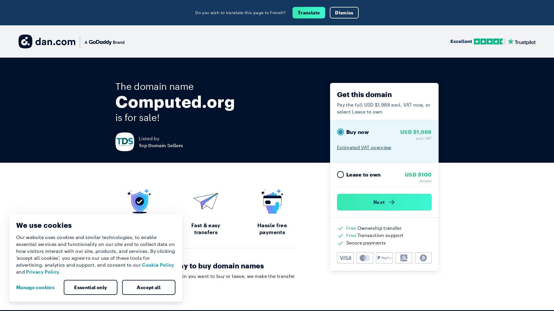 Webseitenstatus computed.org ist   ONLINE
