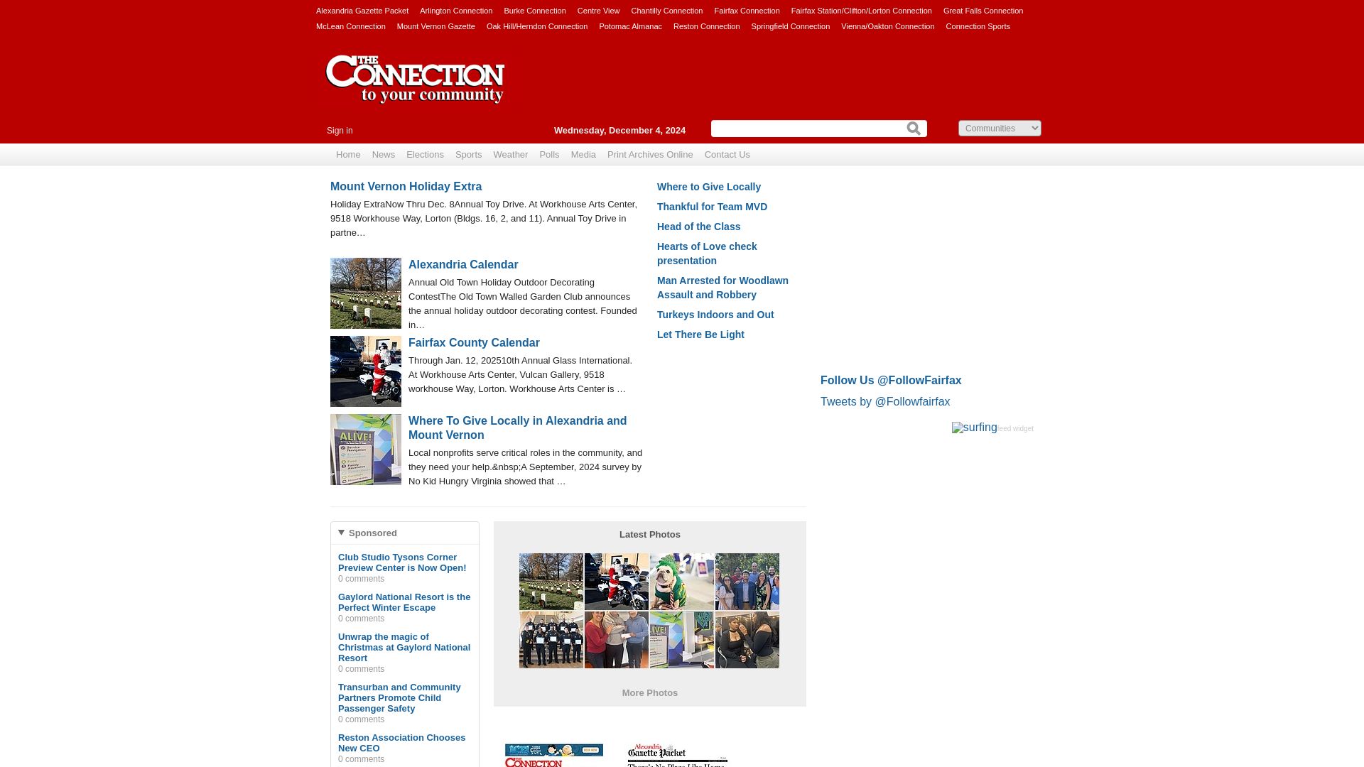 Webseitenstatus connectionnewspapers.com ist   ONLINE