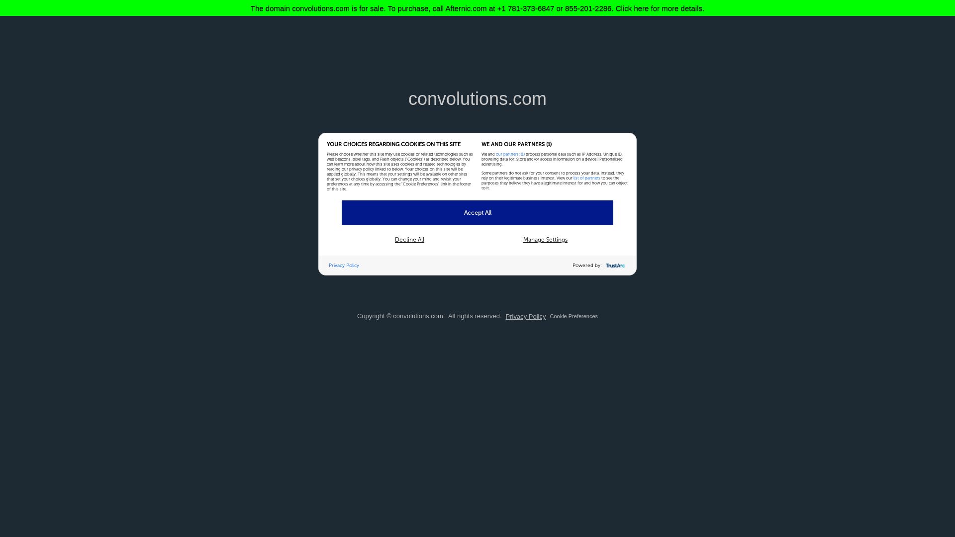 Webseitenstatus convolutions.com ist   ONLINE