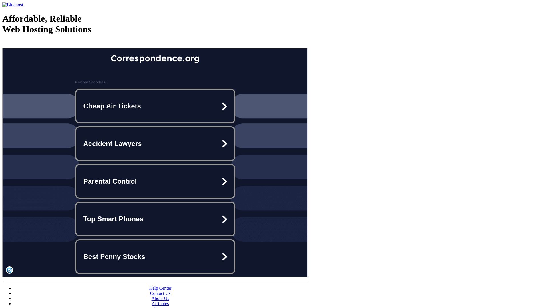 Webseitenstatus correspondence.org ist   ONLINE