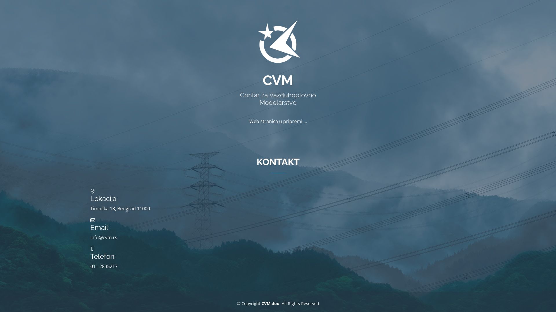 Webseitenstatus cvm.rs ist   ONLINE