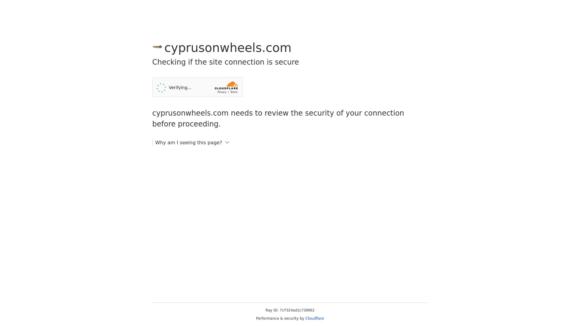 Webseitenstatus cyprusonwheels.com ist   ONLINE