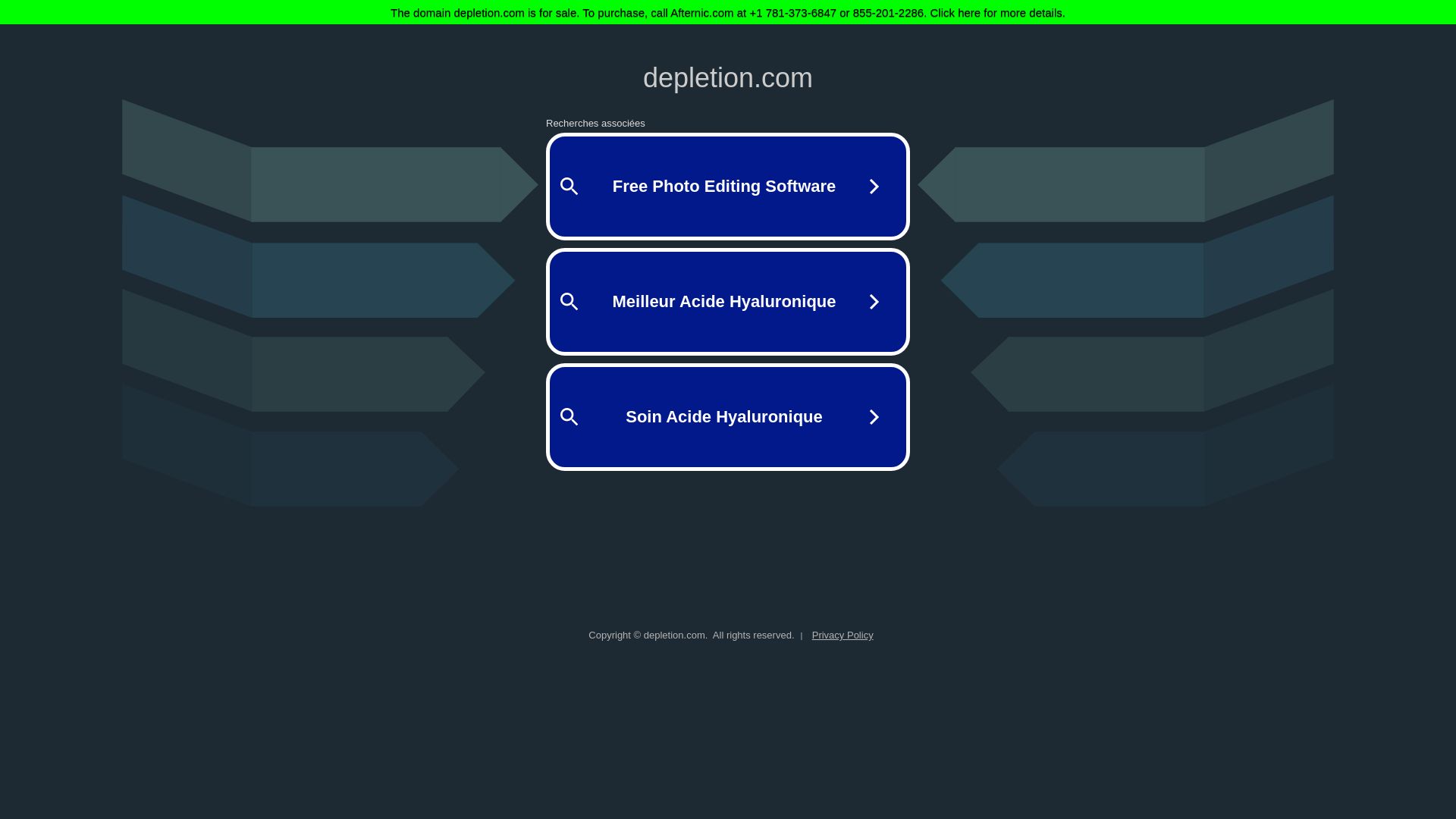 Webseitenstatus depletion.com ist   ONLINE