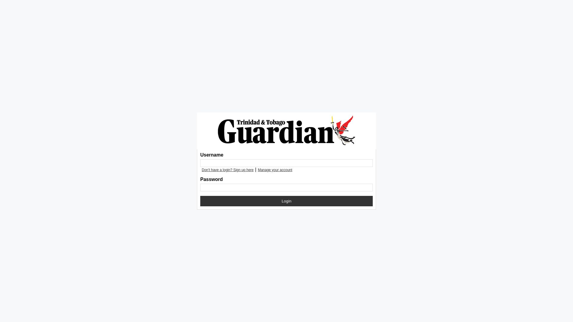 Webseitenstatus digital.guardian.co.tt ist   ONLINE