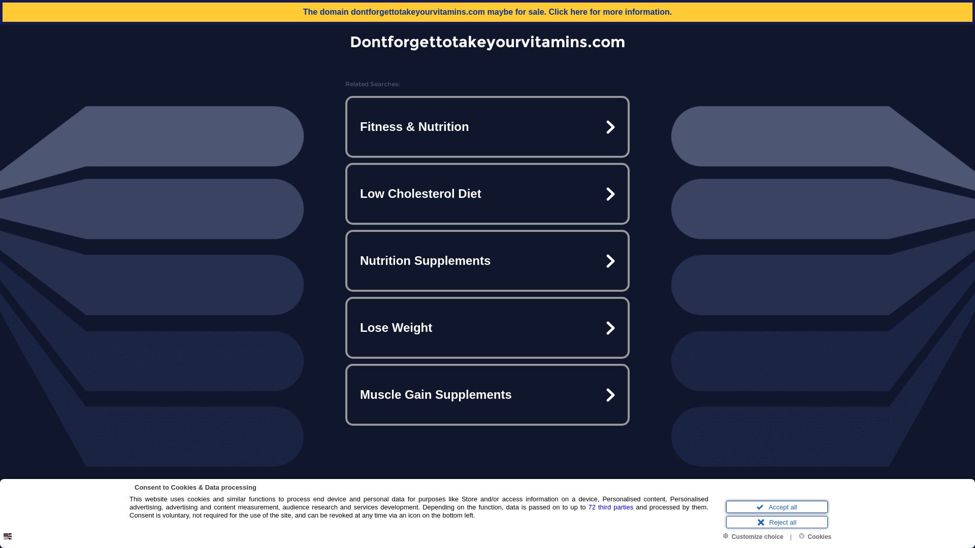 Webseitenstatus dontforgettotakeyourvitamins.com ist   ONLINE